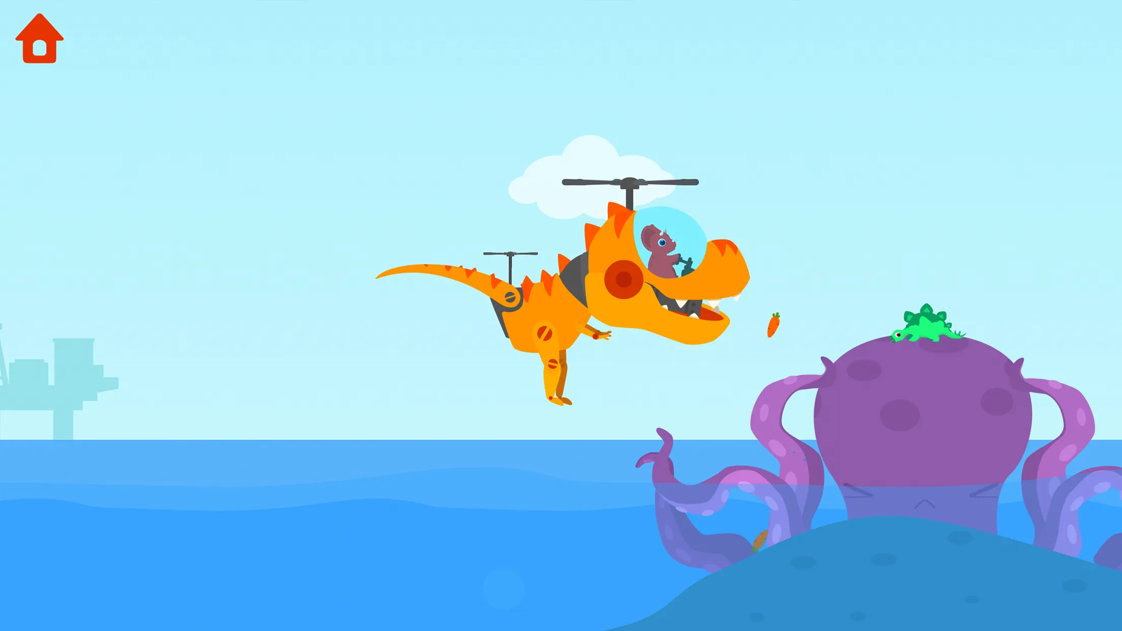 Dinosaur Helicopter Kids Games | Indus Appstore | Screenshot