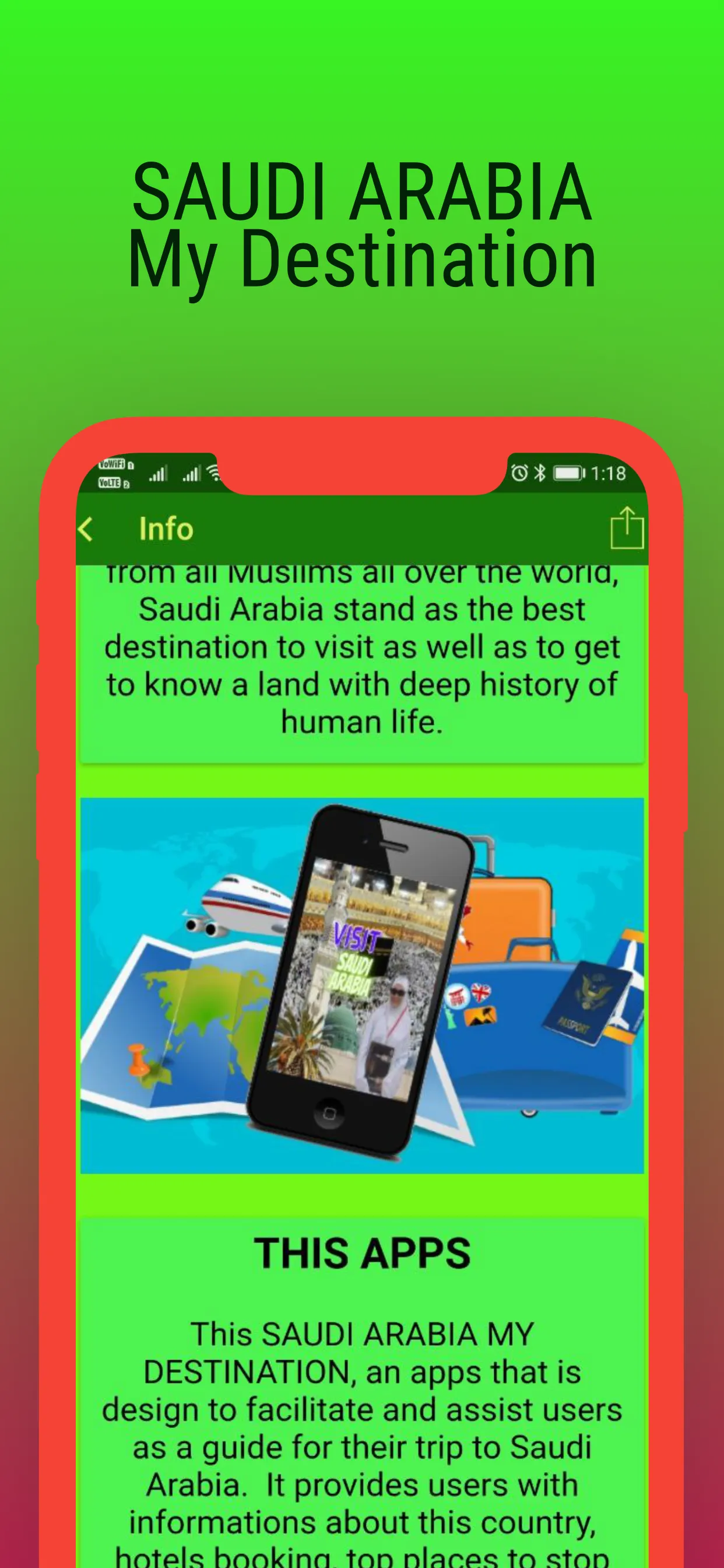 SAUDI ARABIA MY DESTINATION | Indus Appstore | Screenshot