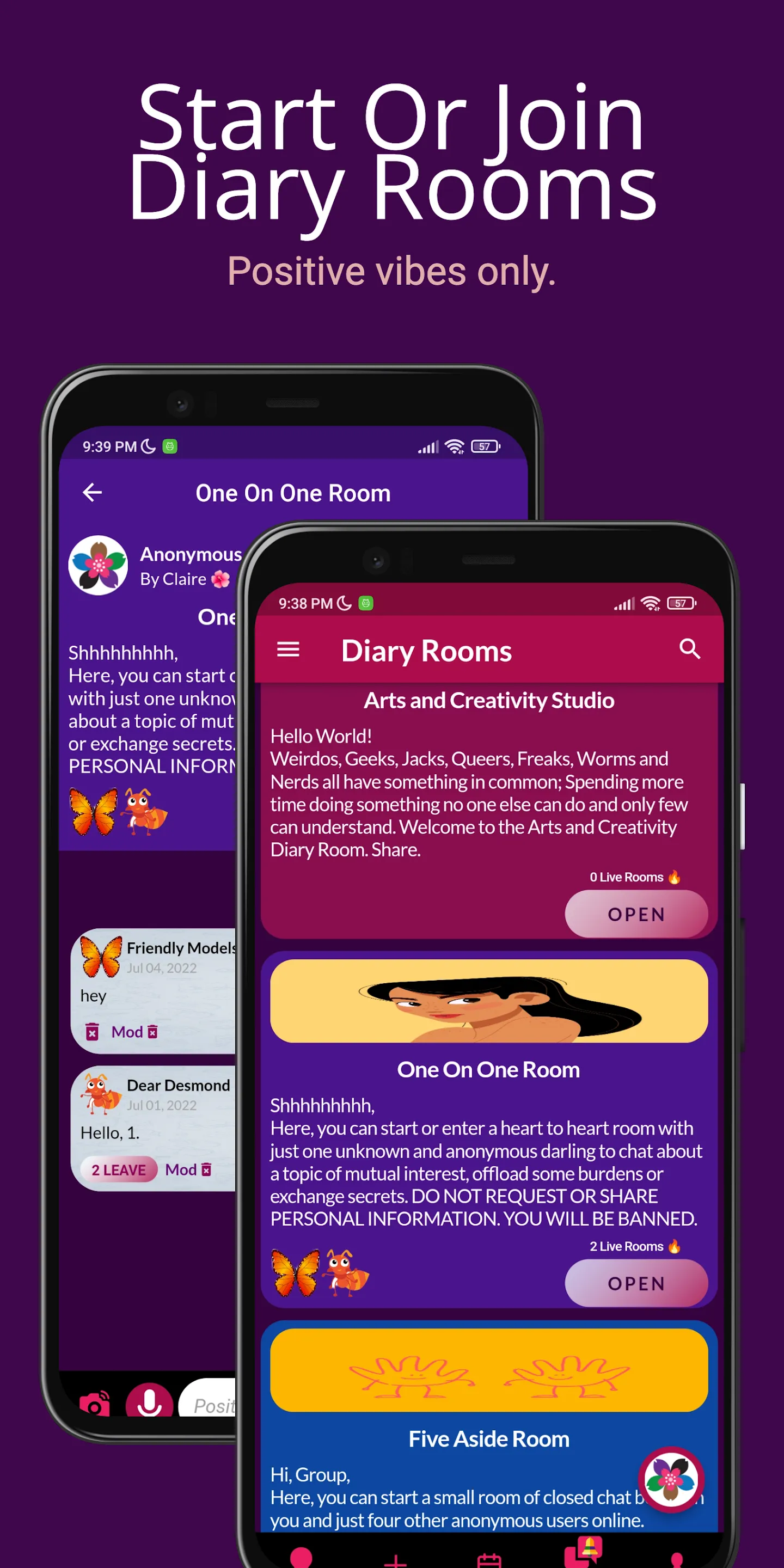 Dear Claire -Secret Diary Chat | Indus Appstore | Screenshot