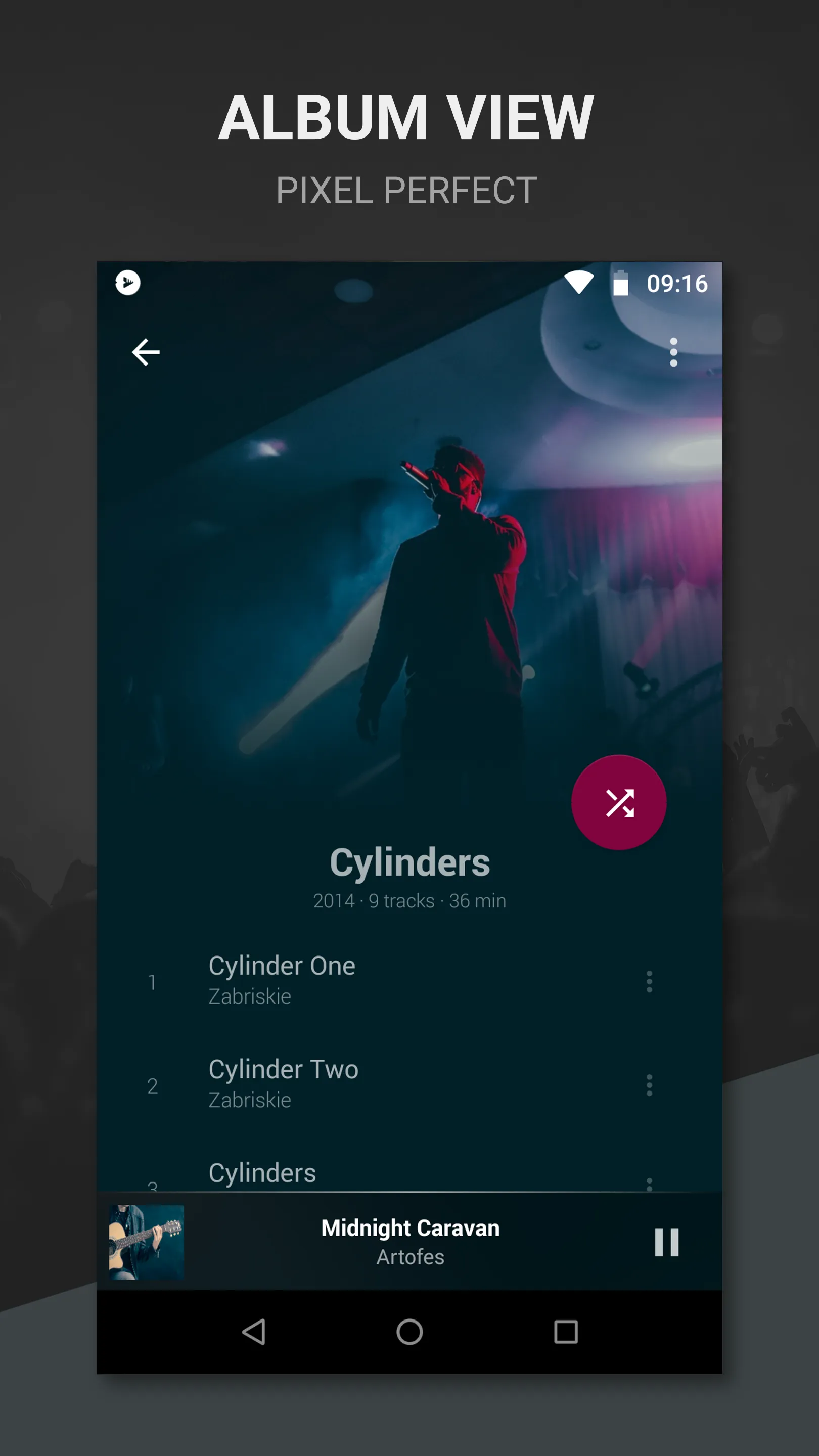 BlackPlayer Music Player | Indus Appstore | Screenshot