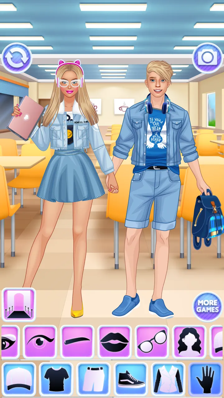 College Girl & Boy Makeover | Indus Appstore | Screenshot