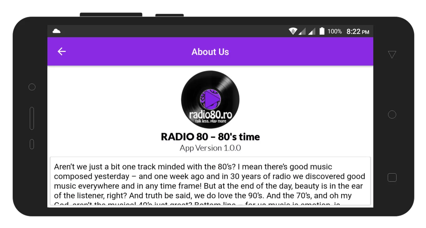 RADIO 80 ROMANIA | Indus Appstore | Screenshot