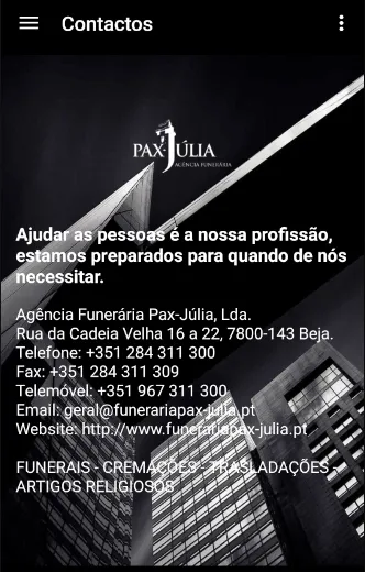 Agência Funerária Pax-Júlia | Indus Appstore | Screenshot