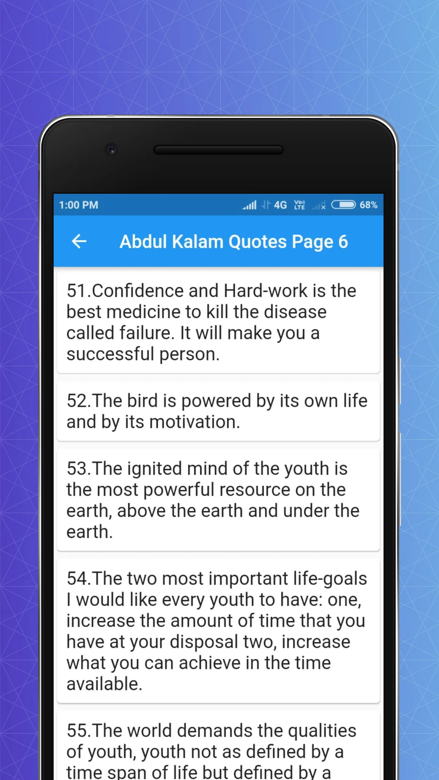 APJ Abdul Kalam Quotes | Indus Appstore | Screenshot