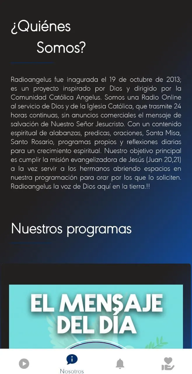 Radio Angelus Sv | Indus Appstore | Screenshot