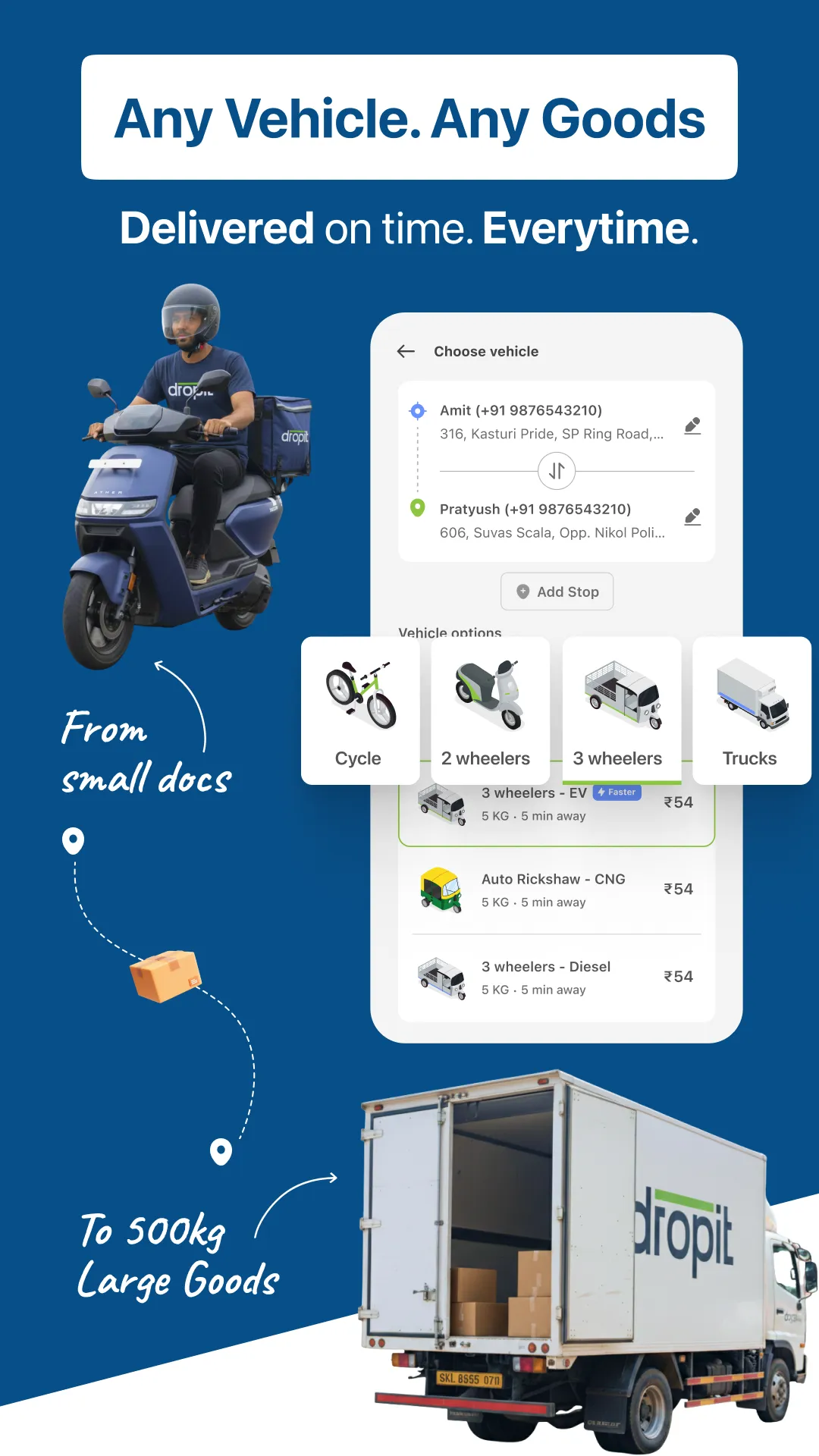 Dropit - Deliver with Ease | Indus Appstore | Screenshot