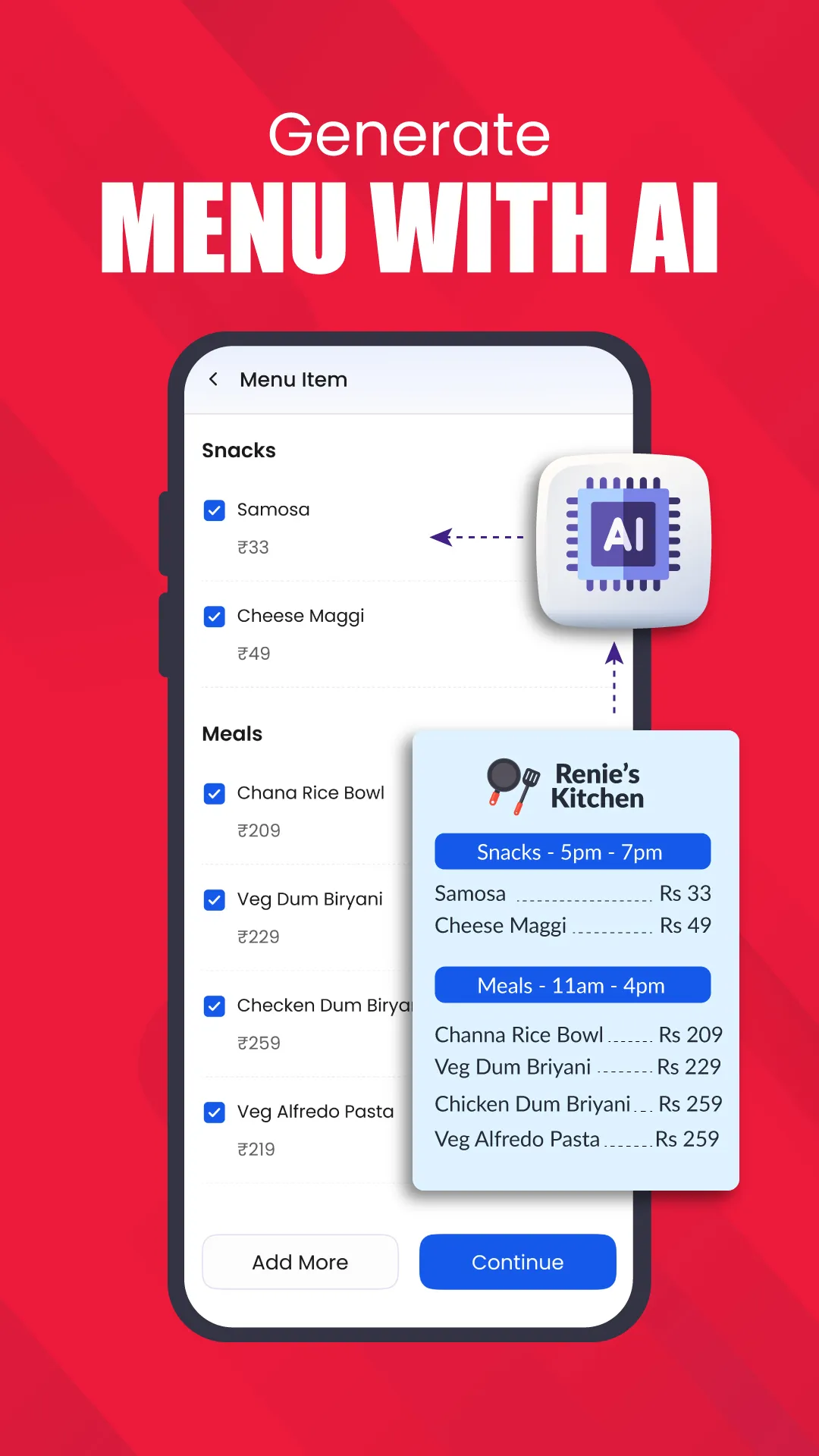 Table - Restaurant Billing App | Indus Appstore | Screenshot