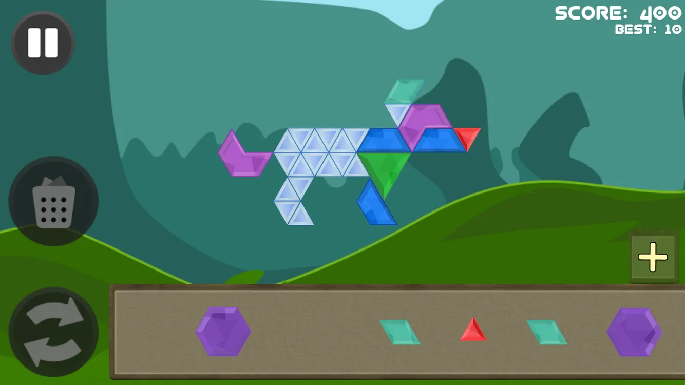 Puzzle Inlay Lost Shapes | Indus Appstore | Screenshot