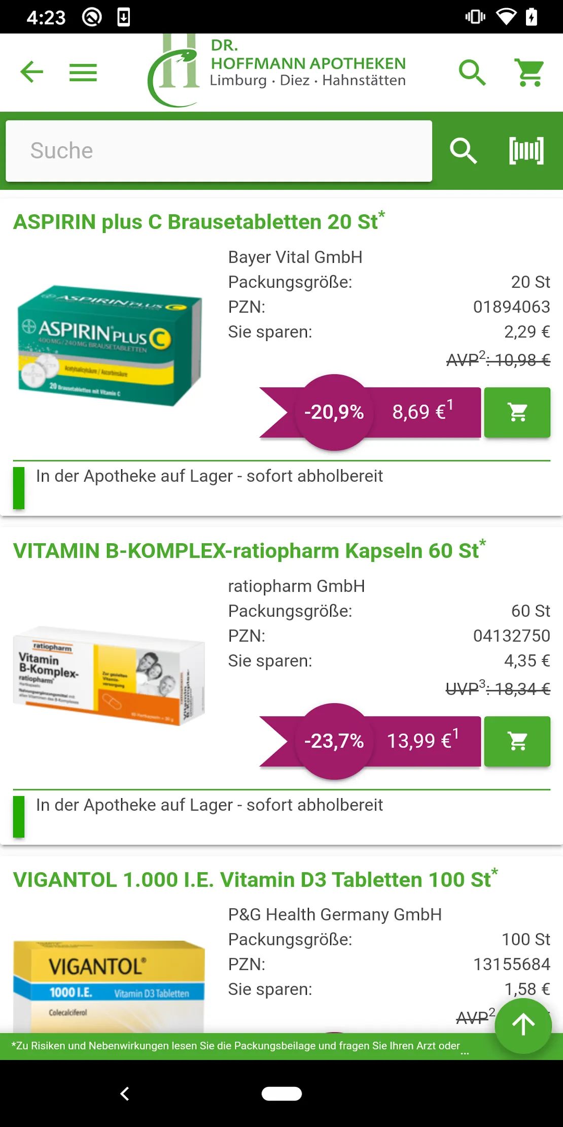 Hoffmann-Apotheken | Indus Appstore | Screenshot