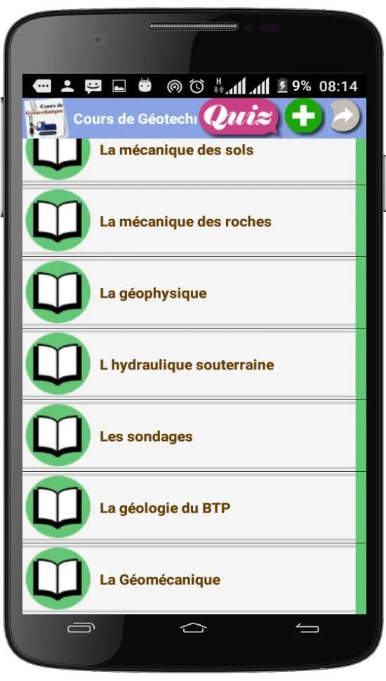 Cours de Géotechnique | Indus Appstore | Screenshot