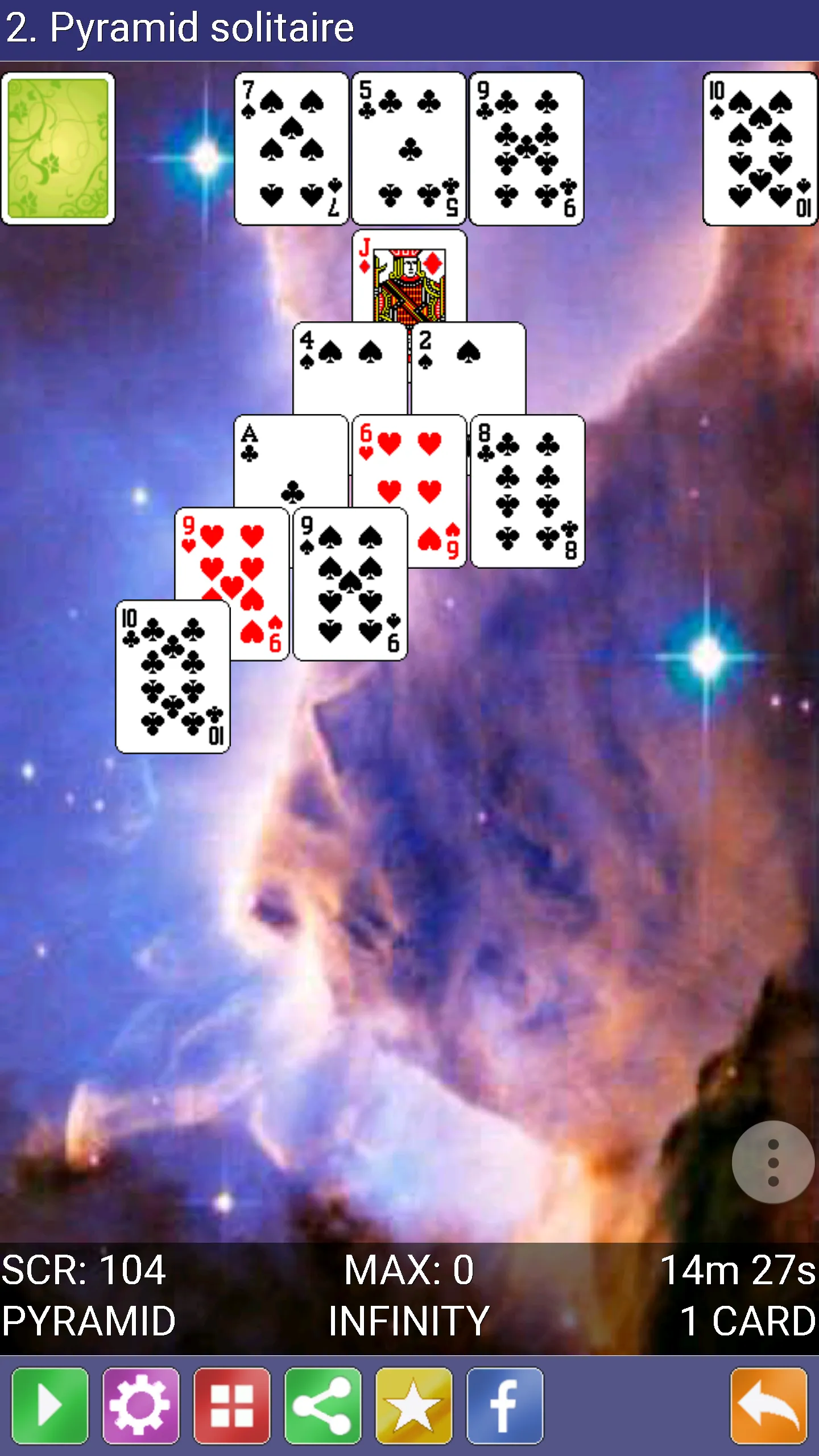 Pyramid Solitaire | Indus Appstore | Screenshot