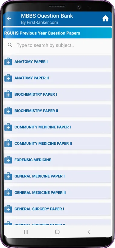 MBBS Question Bank, MBBS Notes | Indus Appstore | Screenshot