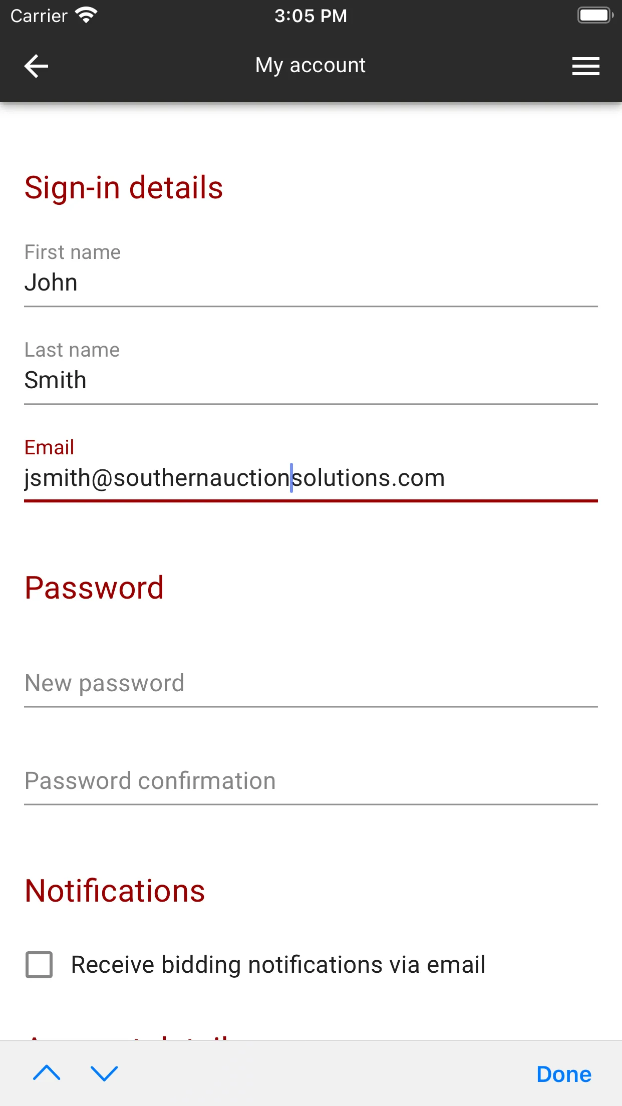 Southern Auction Solutions | Indus Appstore | Screenshot