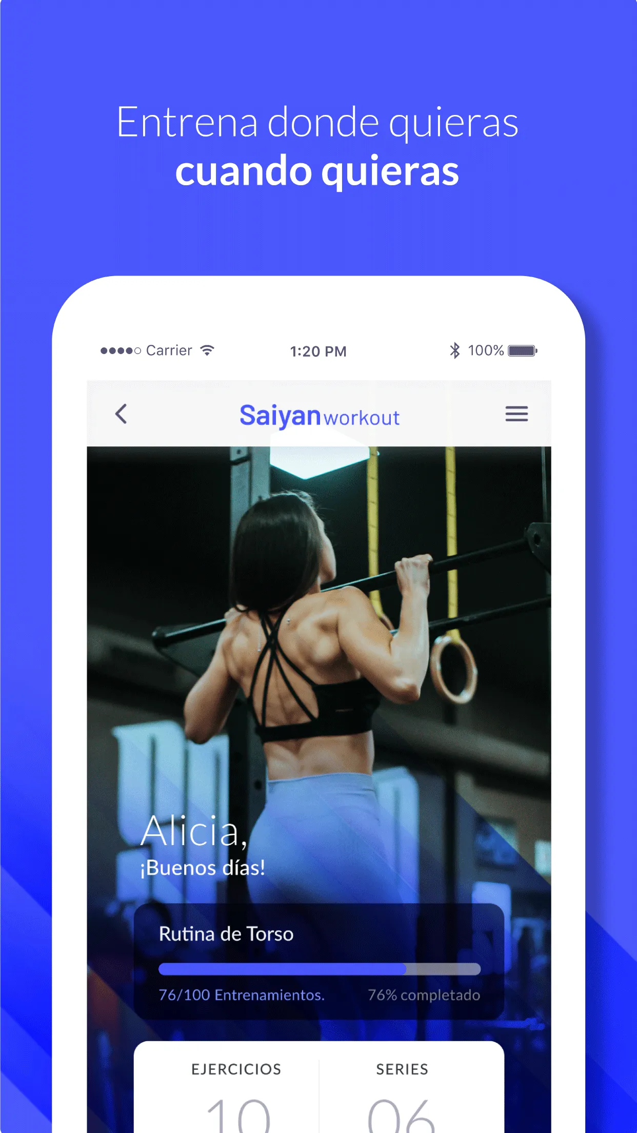 Saiyan Workout - Entrenamiento | Indus Appstore | Screenshot