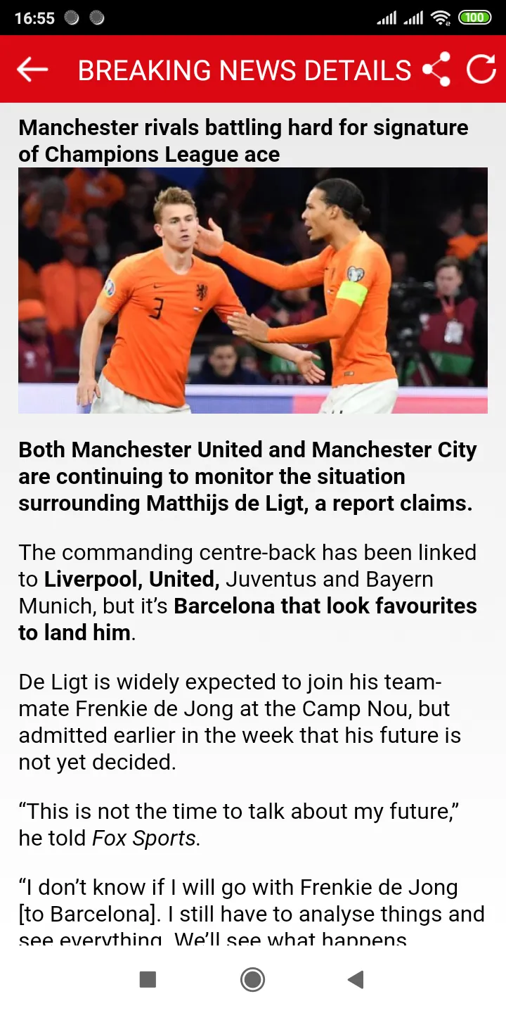 Transfer News for Man United | Indus Appstore | Screenshot