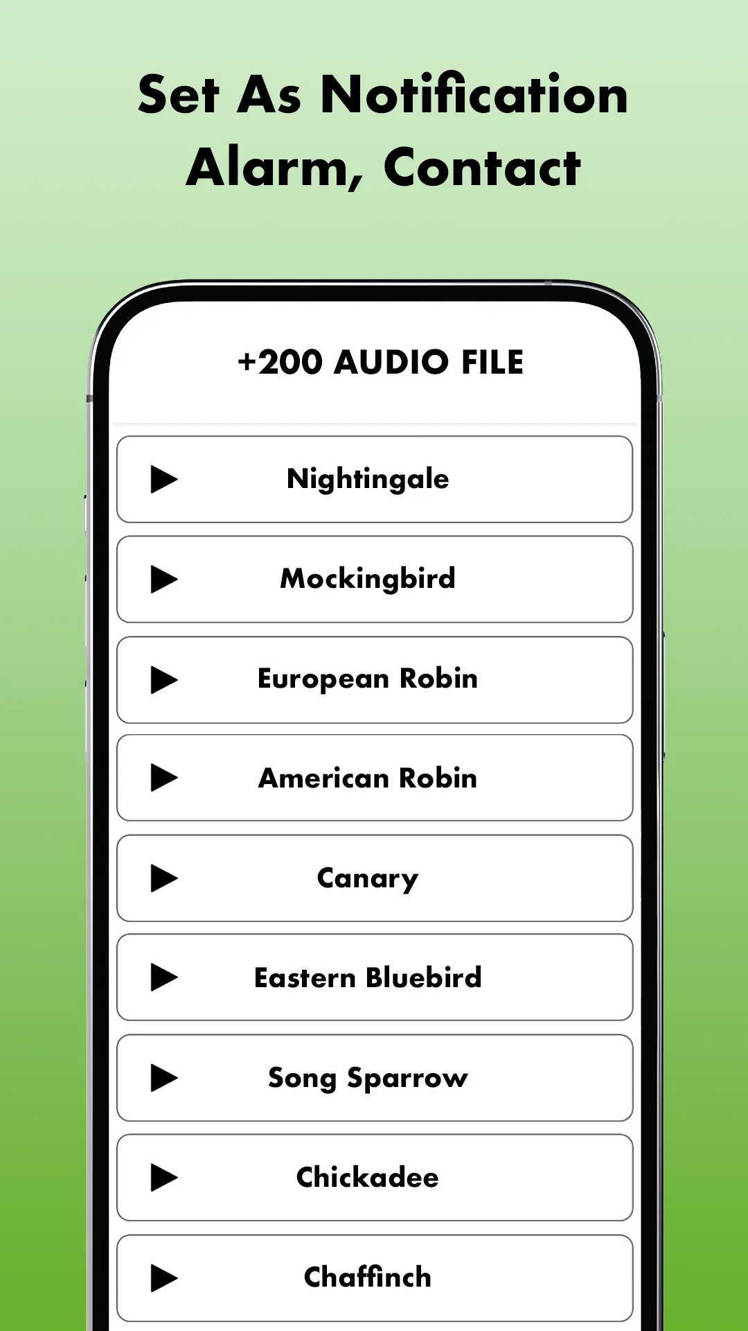 Bird Sounds, Calls & Ringtones | Indus Appstore | Screenshot