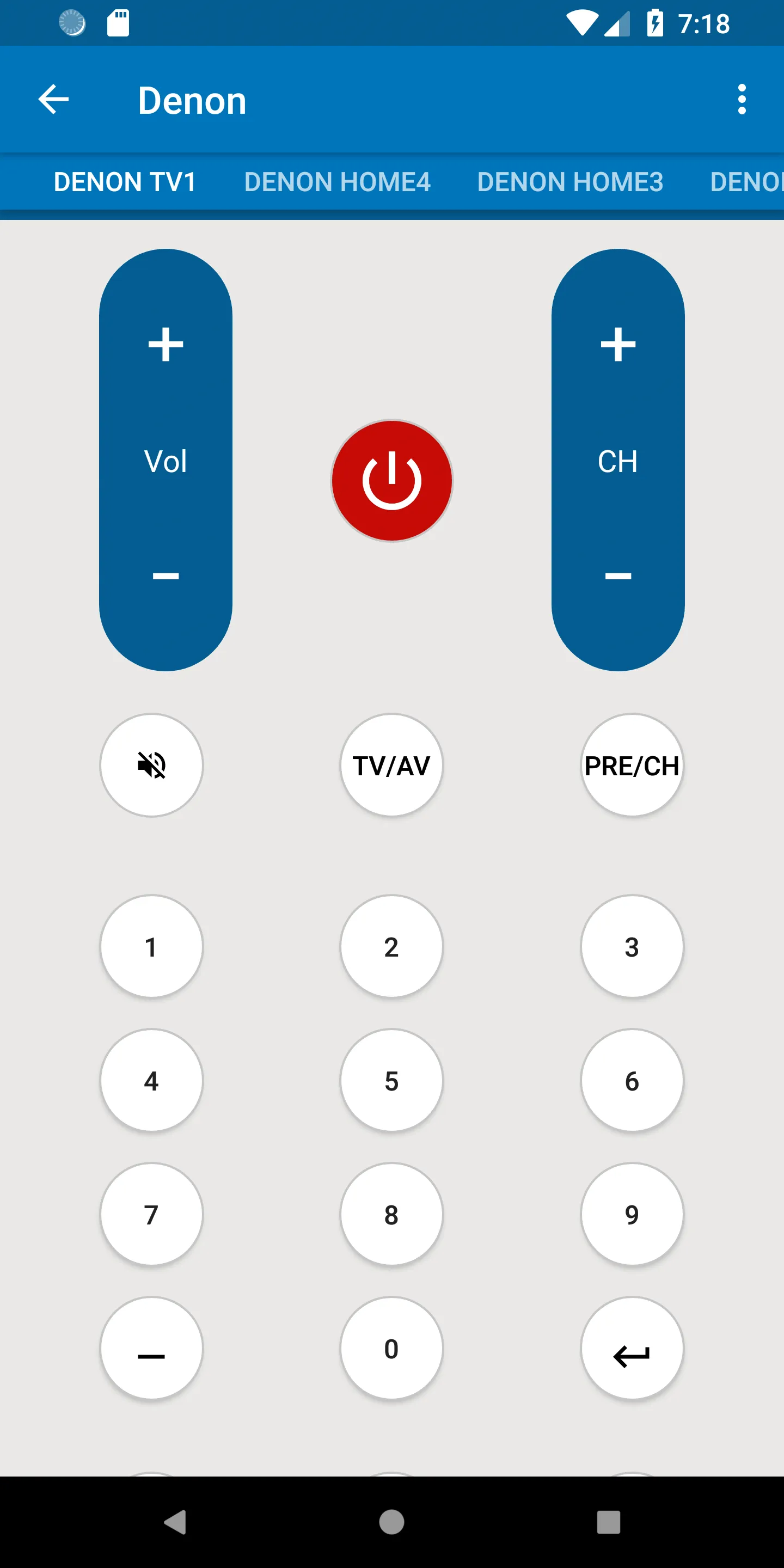 Denon Universal Remote Control | Indus Appstore | Screenshot