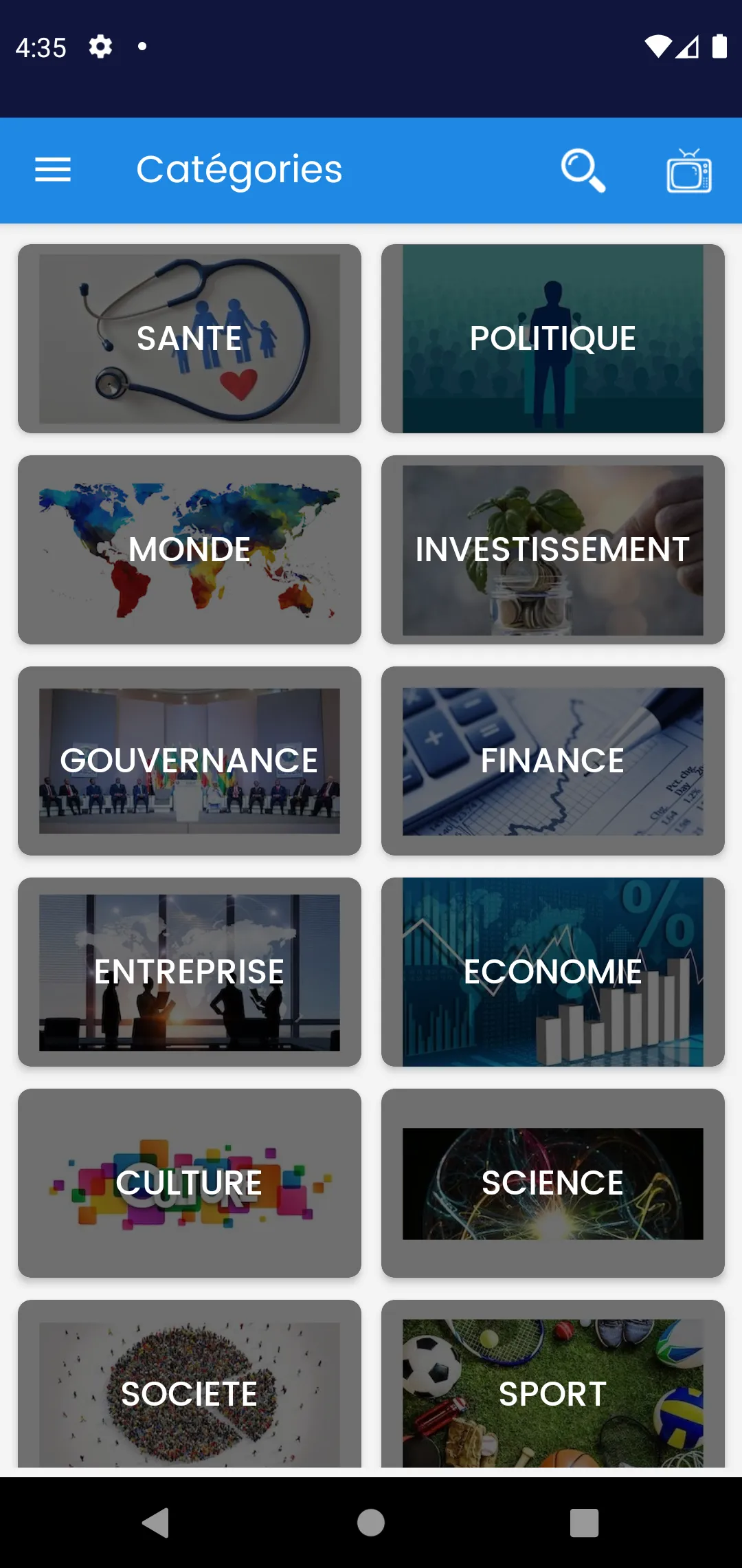 AFRIQUE MEDIA TV | Indus Appstore | Screenshot