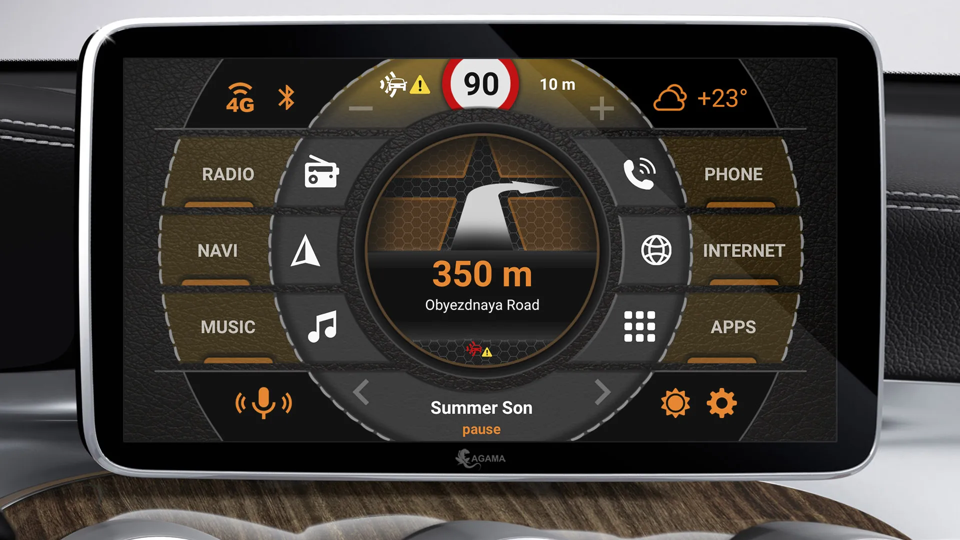 AGAMA Car Launcher | Indus Appstore | Screenshot