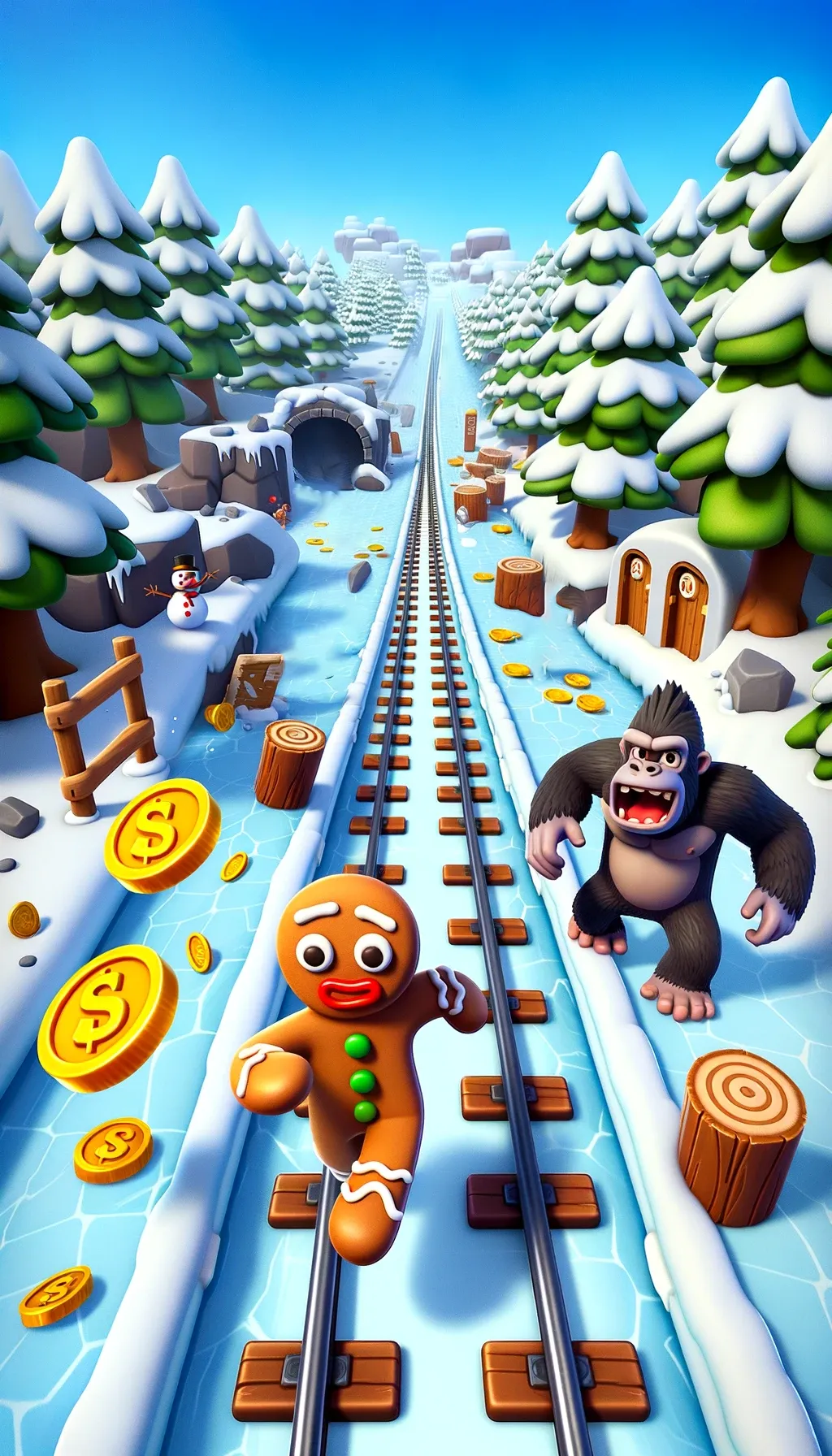 Gingerbread Man escape 3D | Indus Appstore | Screenshot