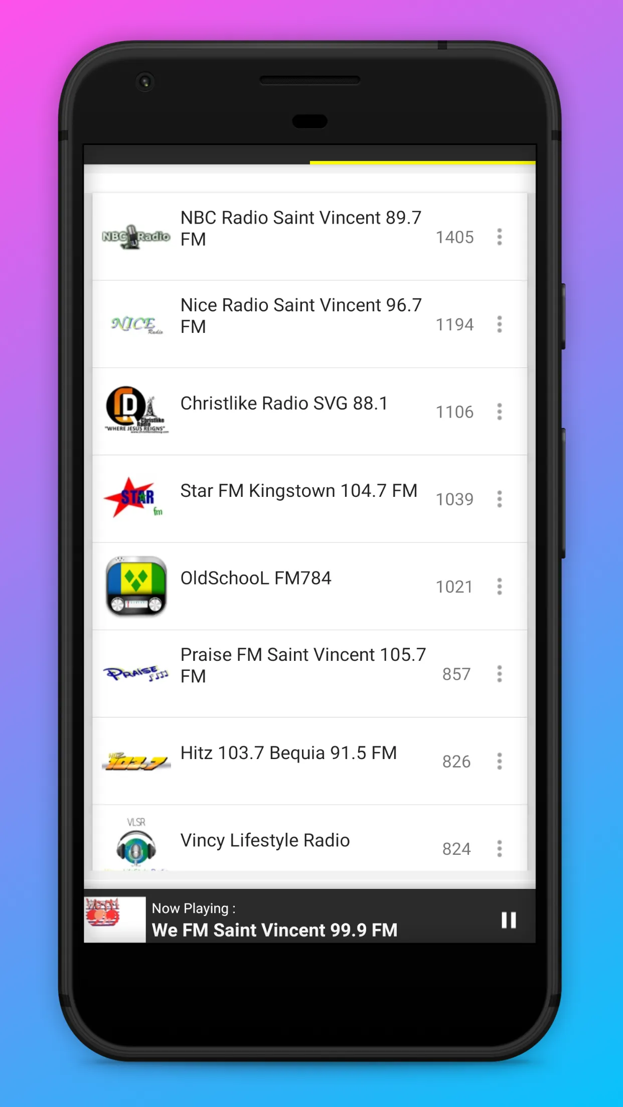 Radio St.Vincent and the Grena | Indus Appstore | Screenshot