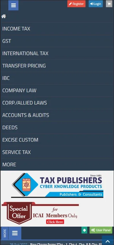 Tax Publishers | Indus Appstore | Screenshot