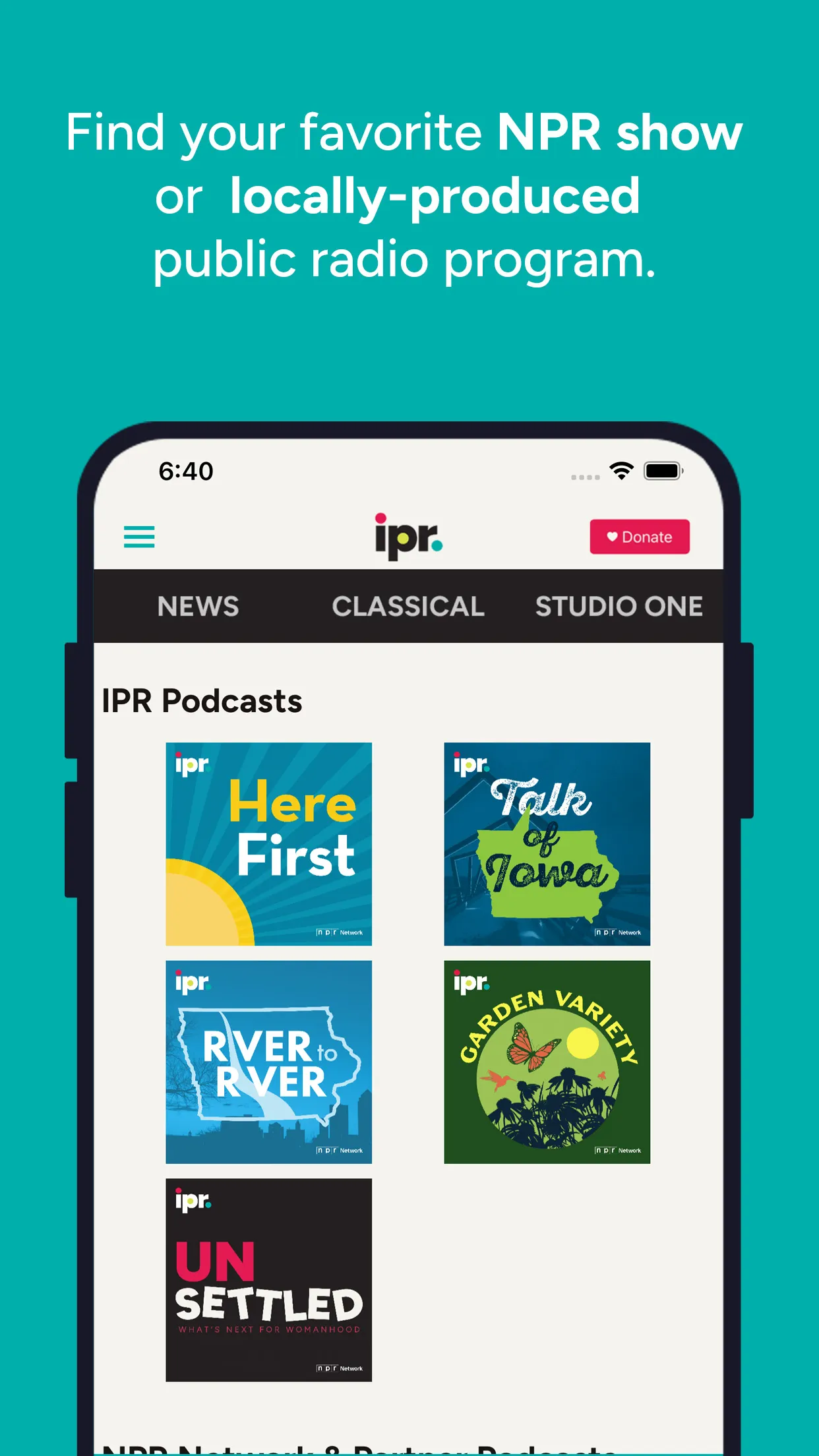 Iowa Public Radio App | Indus Appstore | Screenshot