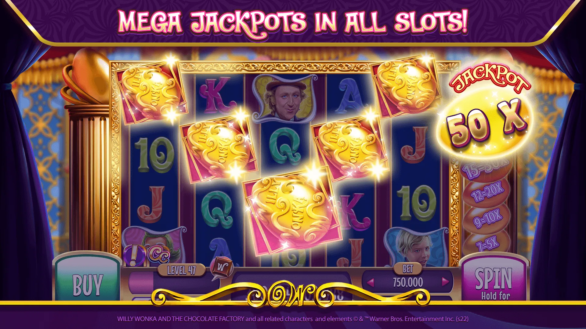 Willy Wonka Vegas Casino Slots | Indus Appstore | Screenshot