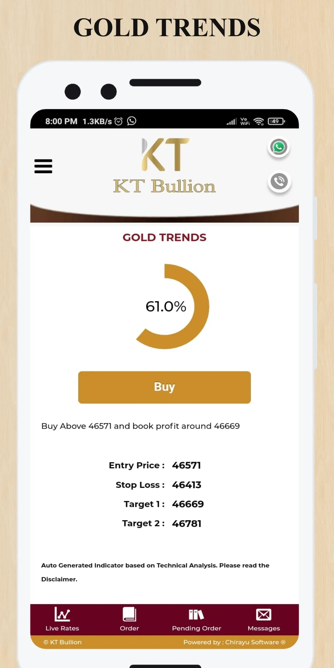 OSWAL SPOT - K T BULLION | Indus Appstore | Screenshot