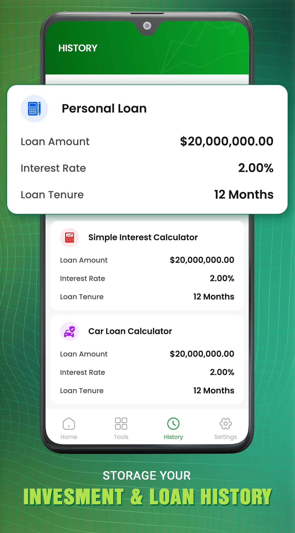 Personal EMI Loan Planner | Indus Appstore | Screenshot