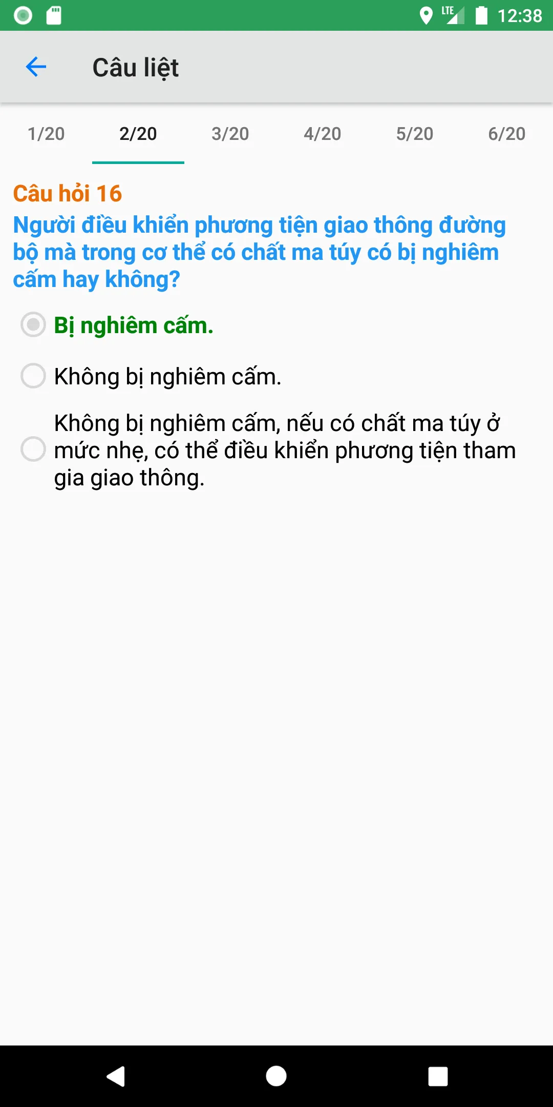 200 Câu Hỏi Ôn Thi GPLX A1 | Indus Appstore | Screenshot