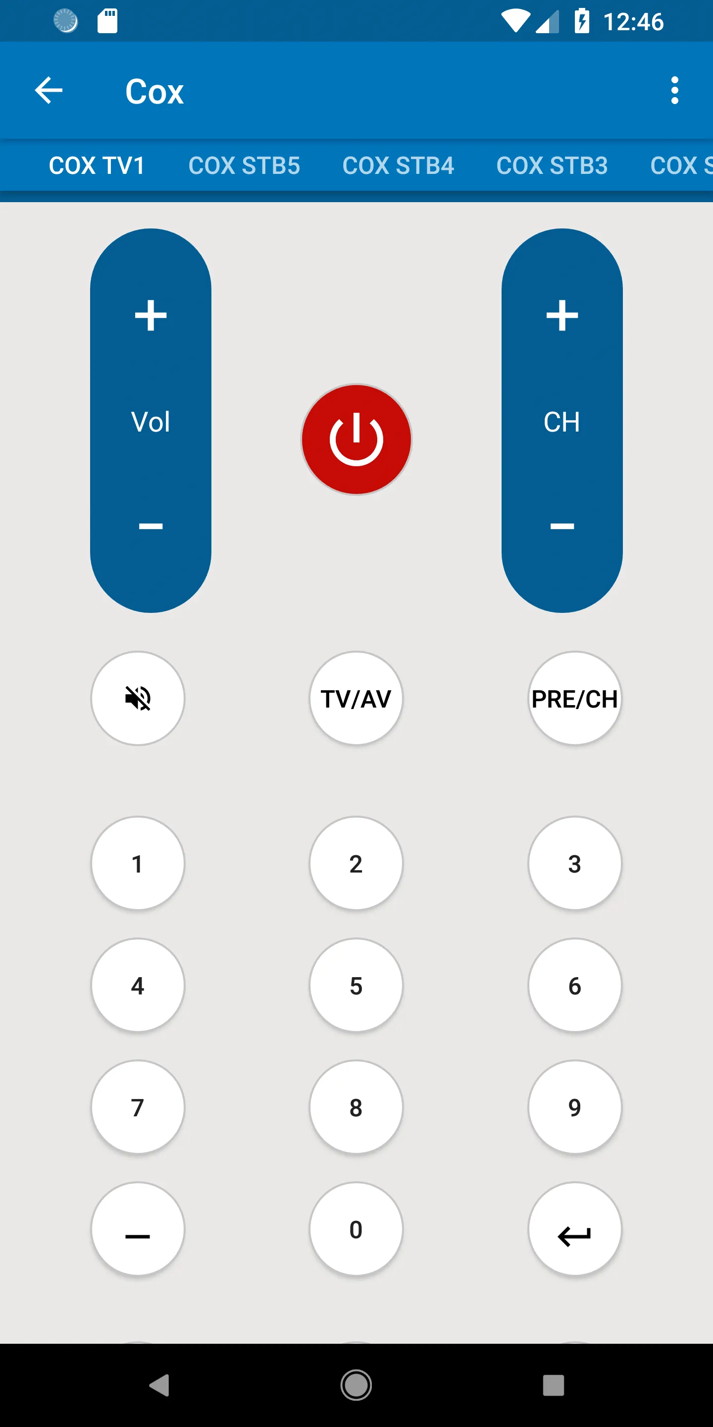 Cox Remote Control | Indus Appstore | Screenshot