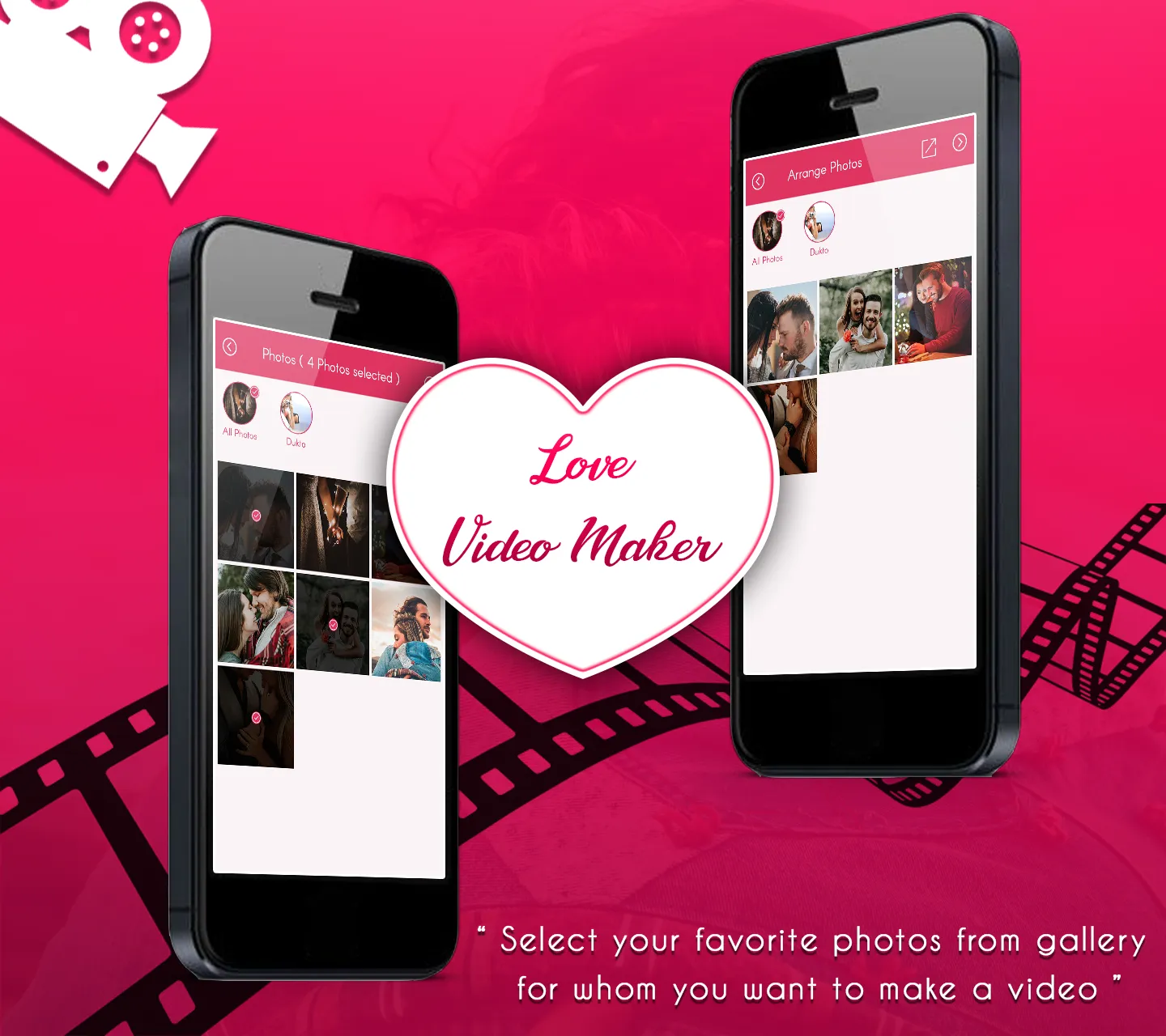 Love Video Maker with music | Indus Appstore | Screenshot