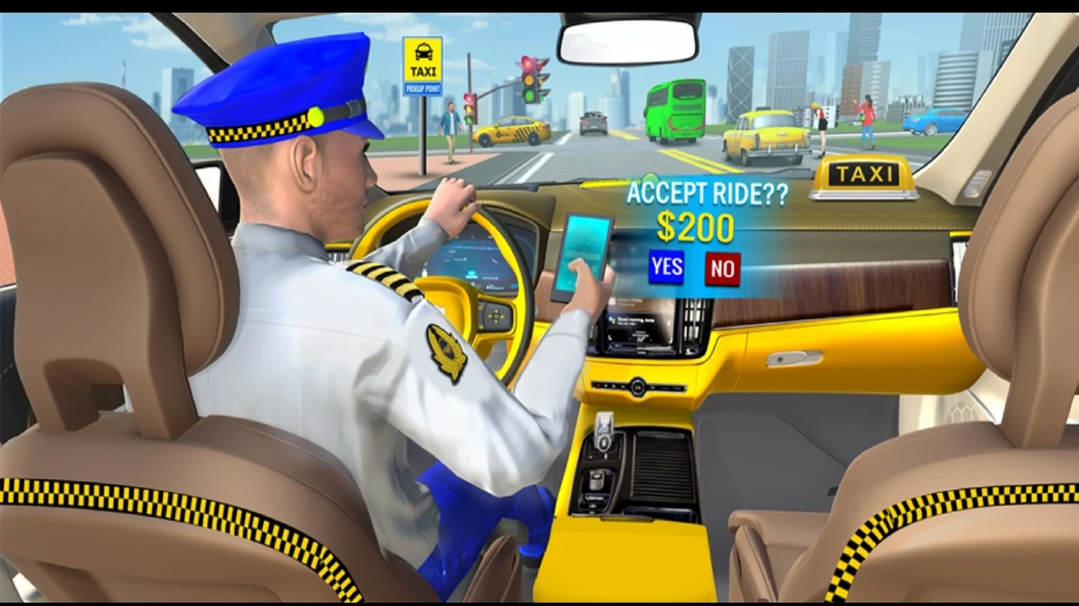 Cab Simulator Passenger Game | Indus Appstore | Screenshot