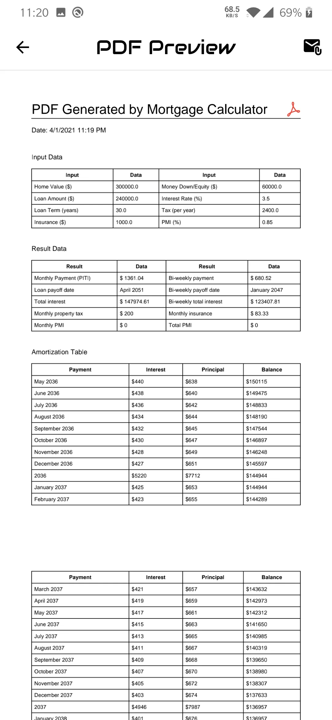 Mortgage Calculator | Indus Appstore | Screenshot