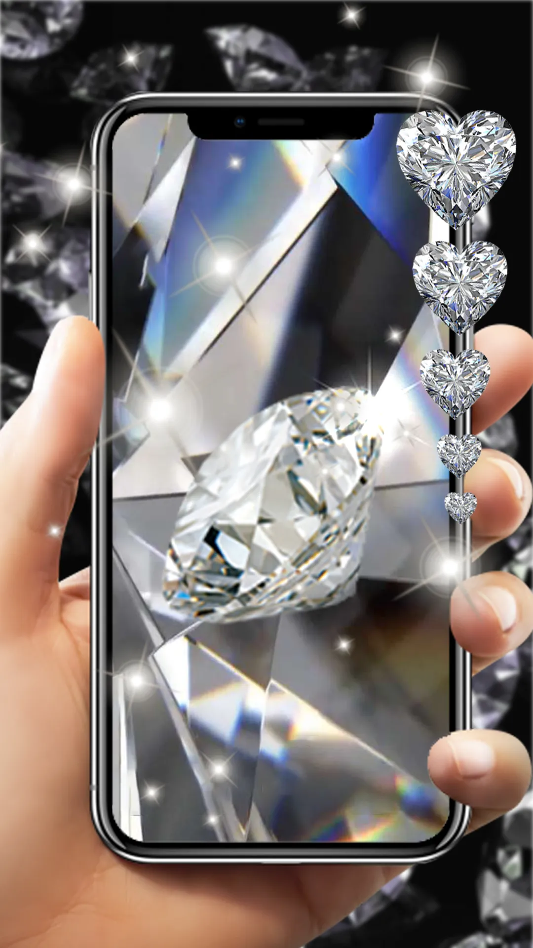 Diamond Live Wallpaper 3D | Indus Appstore | Screenshot