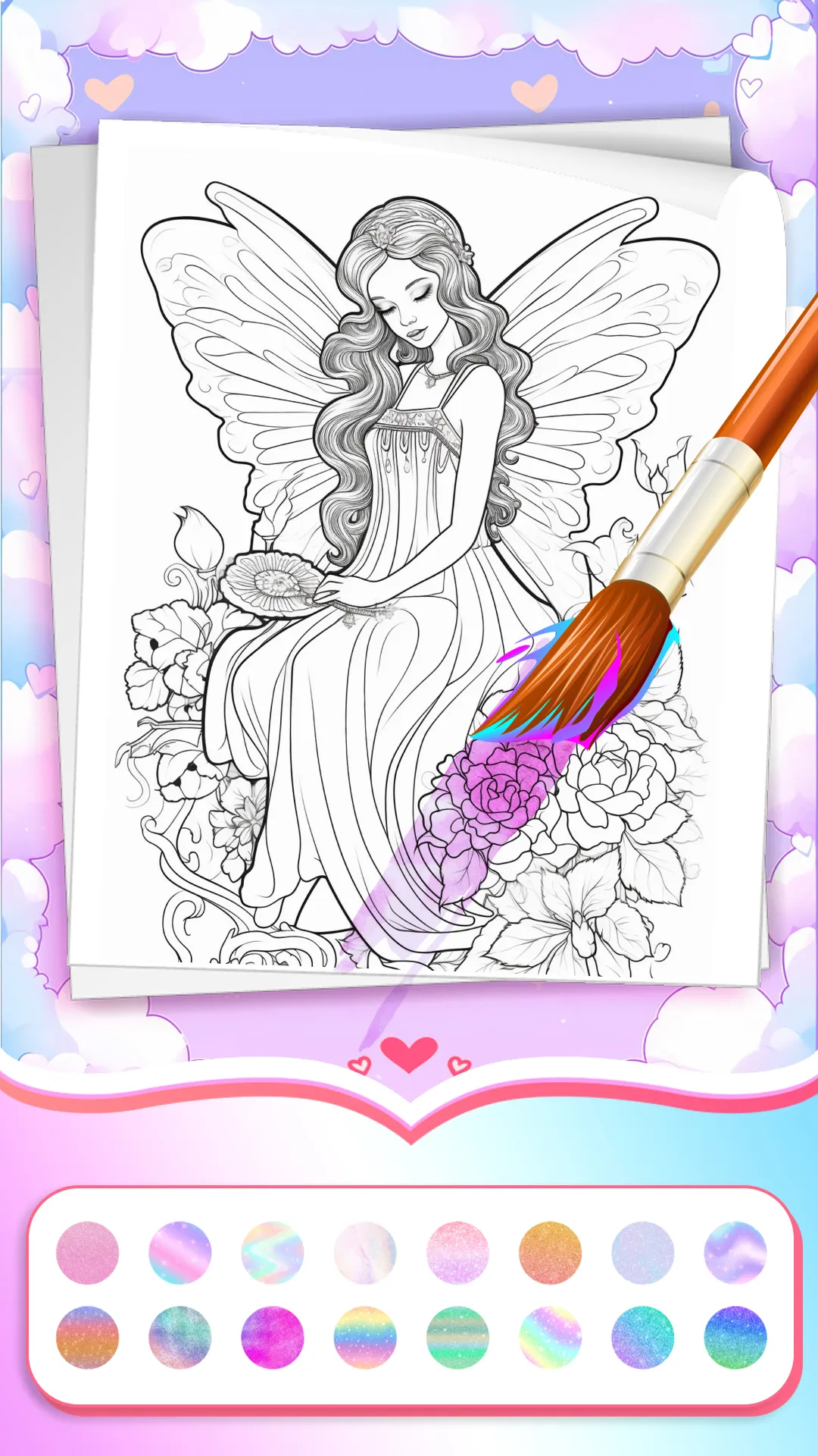 Doll Drawing - Coloring Book | Indus Appstore | Screenshot