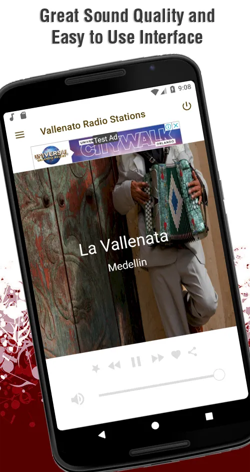 Vallenato Radio Stations | Indus Appstore | Screenshot