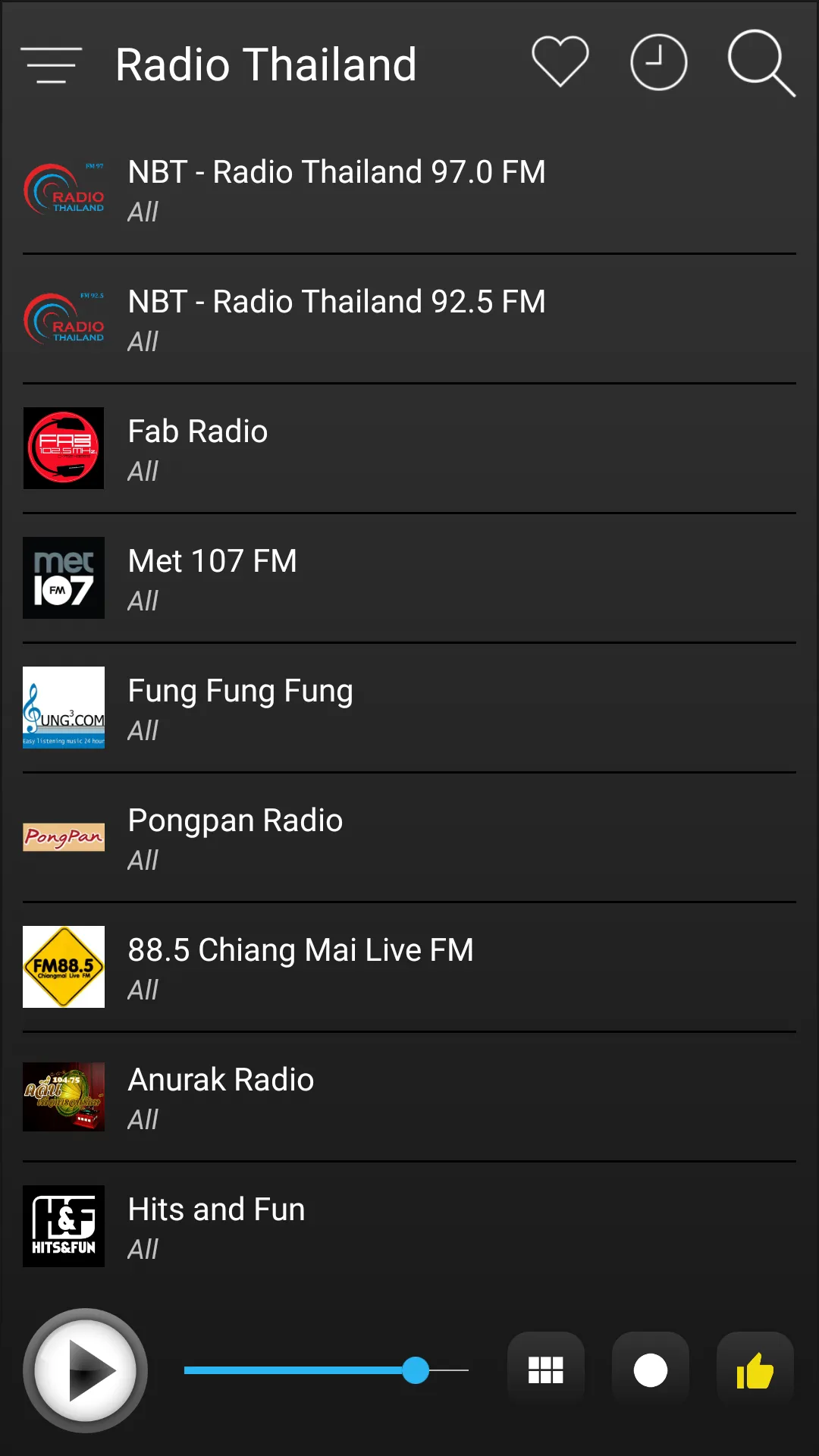 Thailand Radio FM AM Music | Indus Appstore | Screenshot