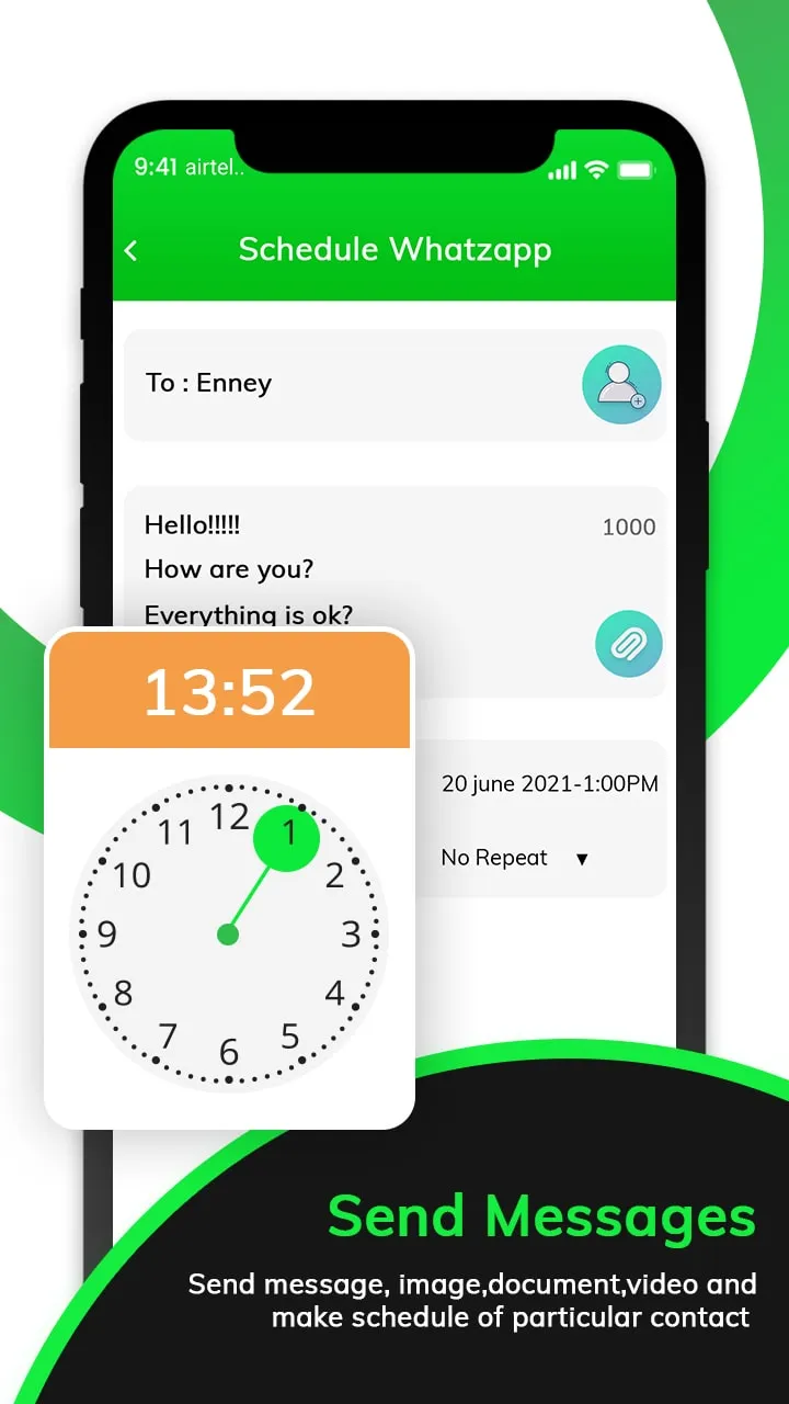 Whats schedule: Auto Messages | Indus Appstore | Screenshot