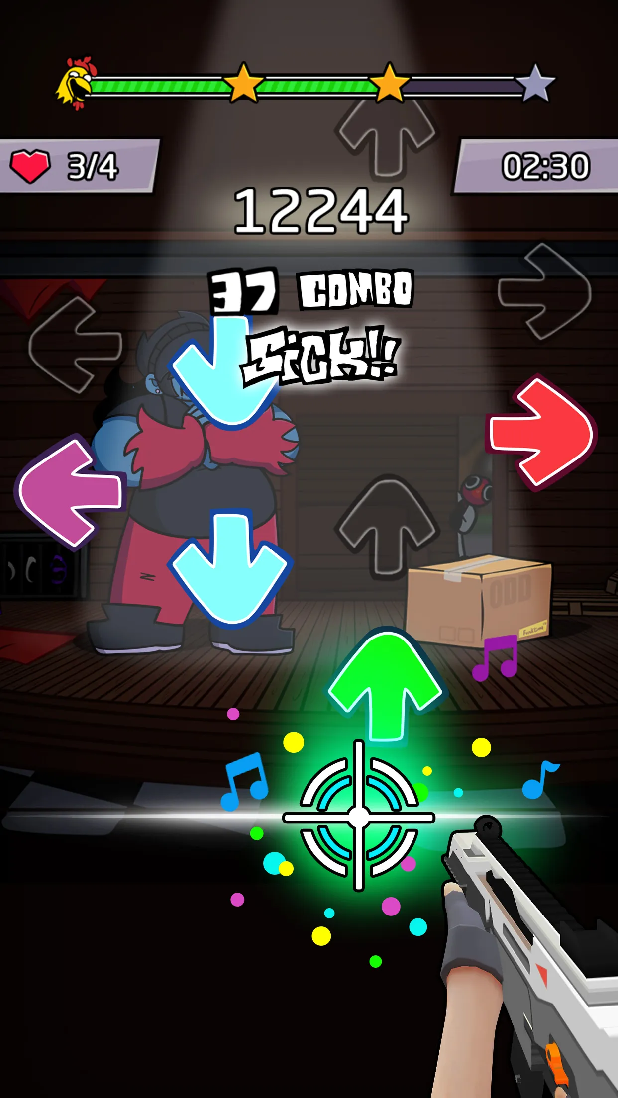 Beat Shooter Night: Rap Battle | Indus Appstore | Screenshot