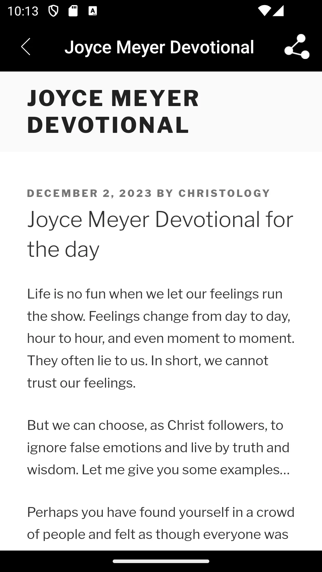 Daily Family Devotion | Indus Appstore | Screenshot