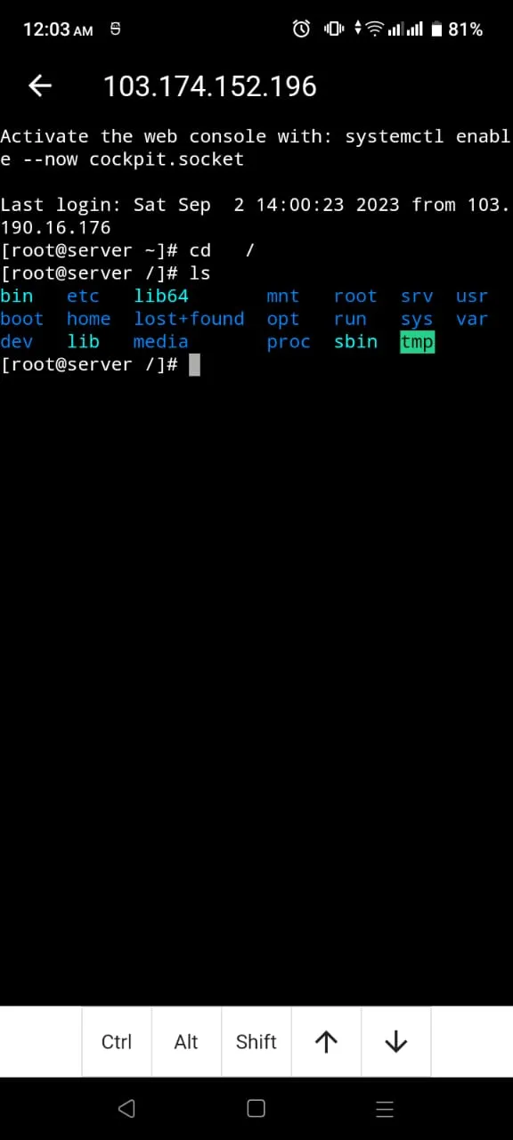 SSH Terminal | Indus Appstore | Screenshot