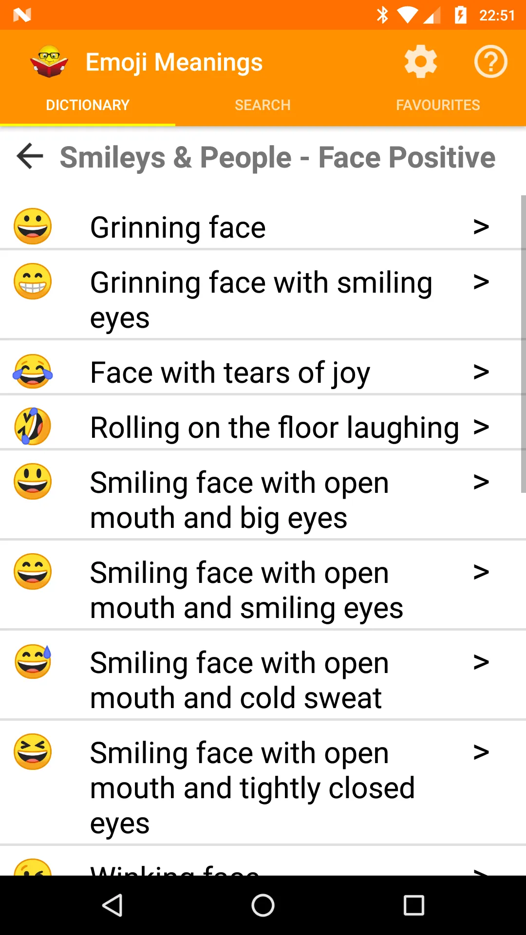 Emoji Meanings | Indus Appstore | Screenshot