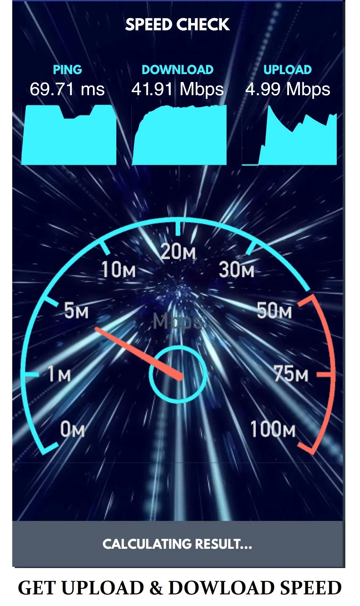 Speed Check -WiFi,4G, 3G, LTE, | Indus Appstore | Screenshot