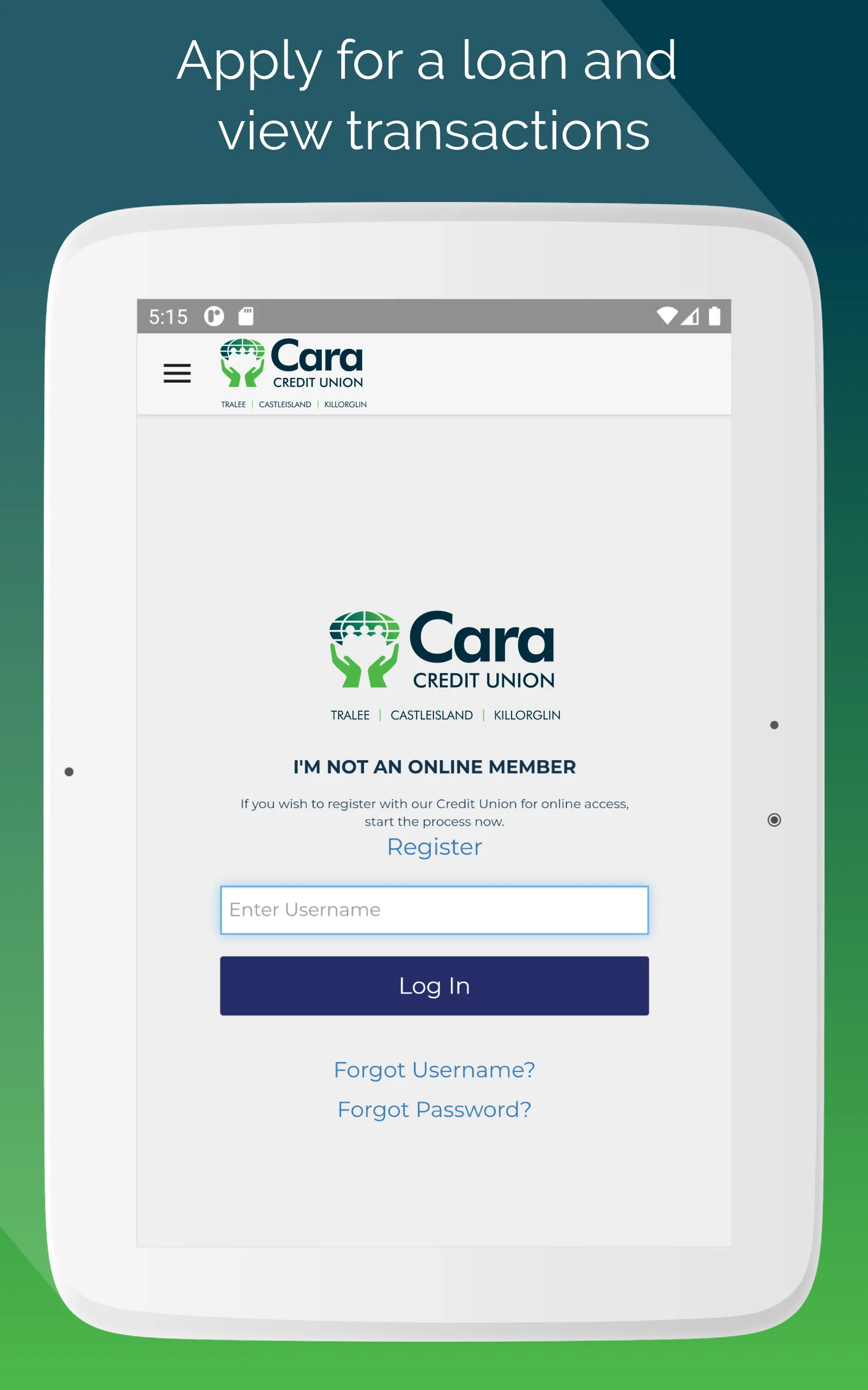 Cara Credit Union | Indus Appstore | Screenshot