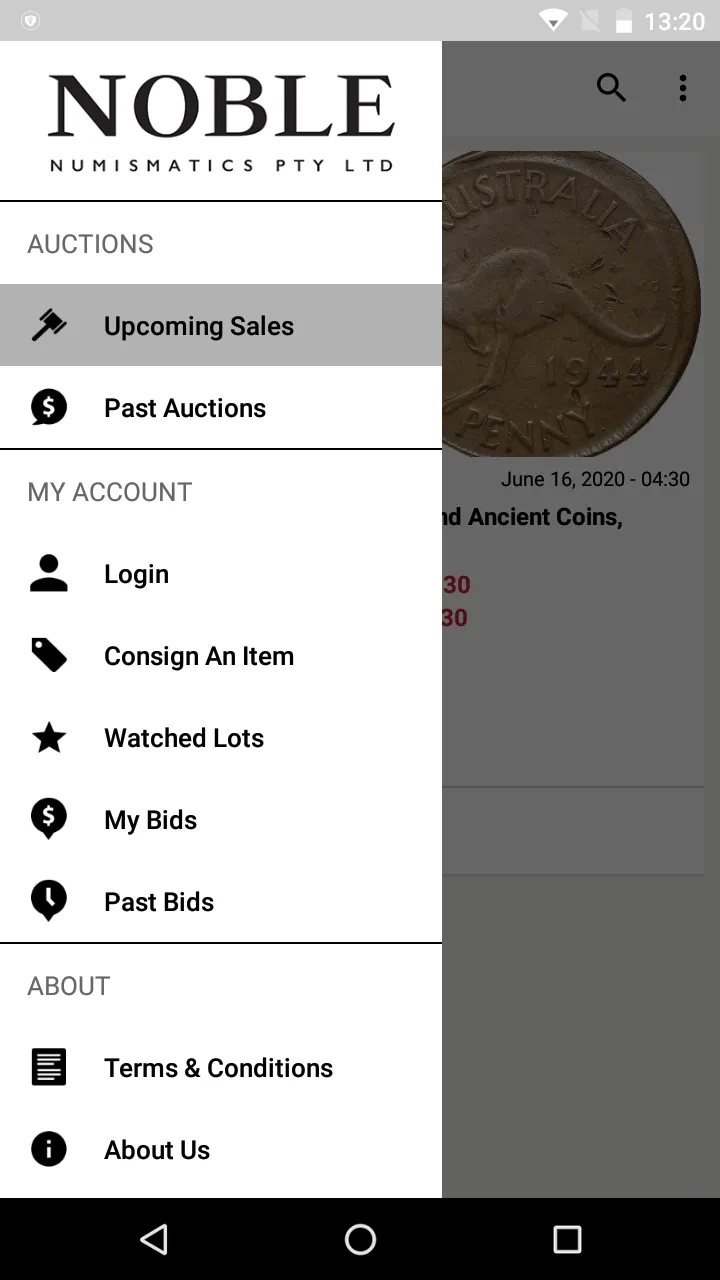 Noble Numismatics | Indus Appstore | Screenshot