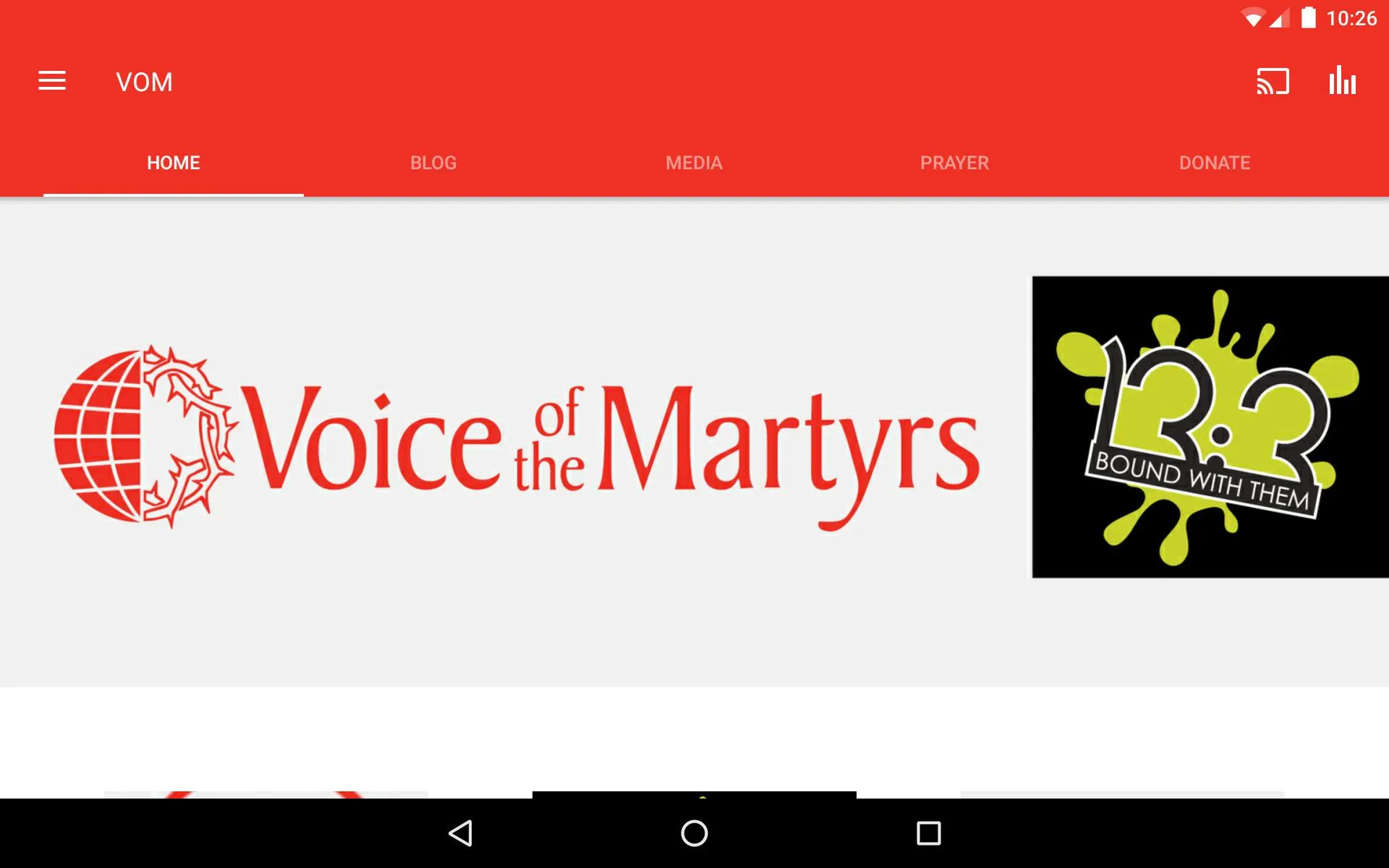 Voice of the Martyrs Australia | Indus Appstore | Screenshot