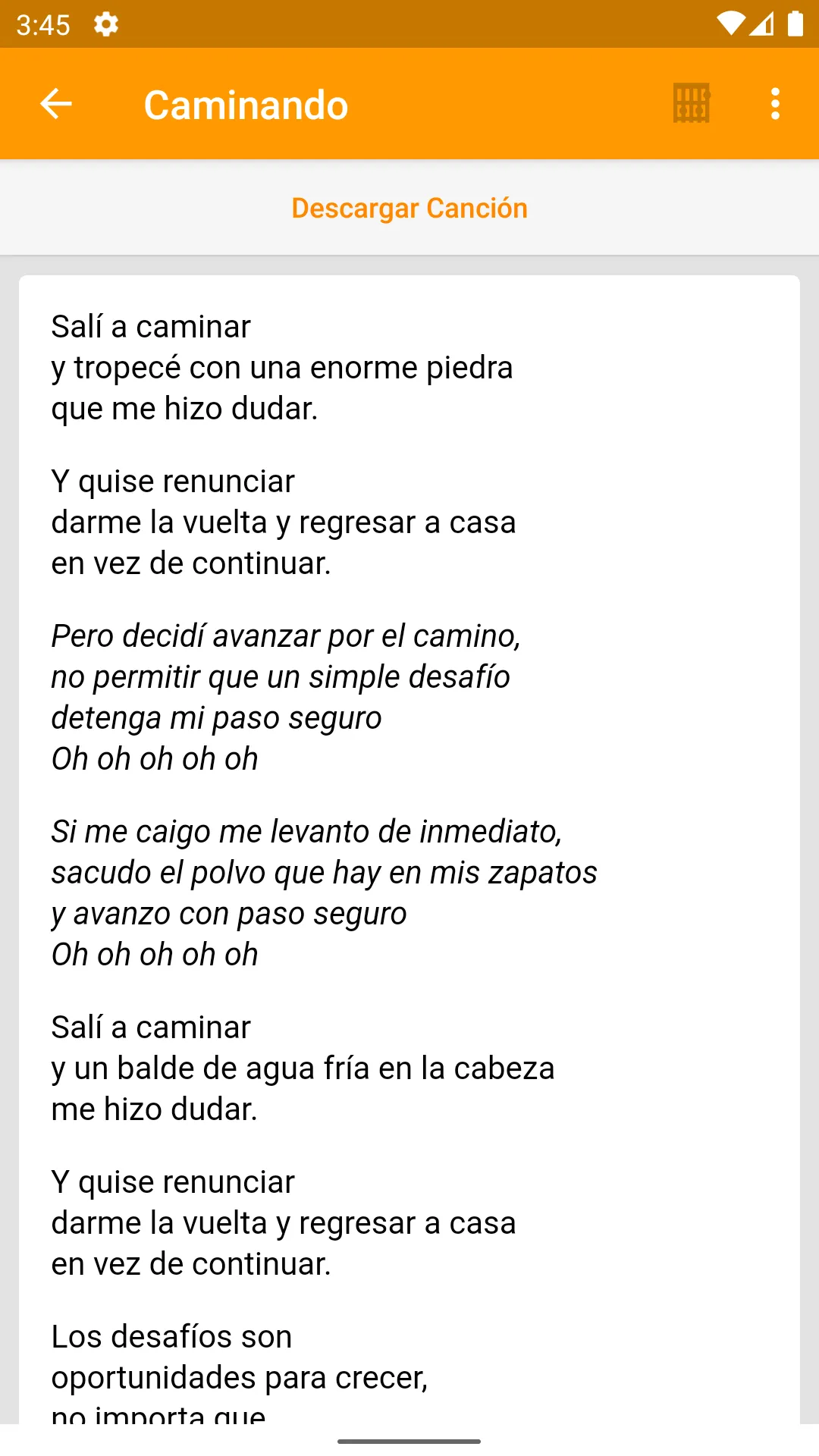 Cancionero Prejuvenil | Indus Appstore | Screenshot