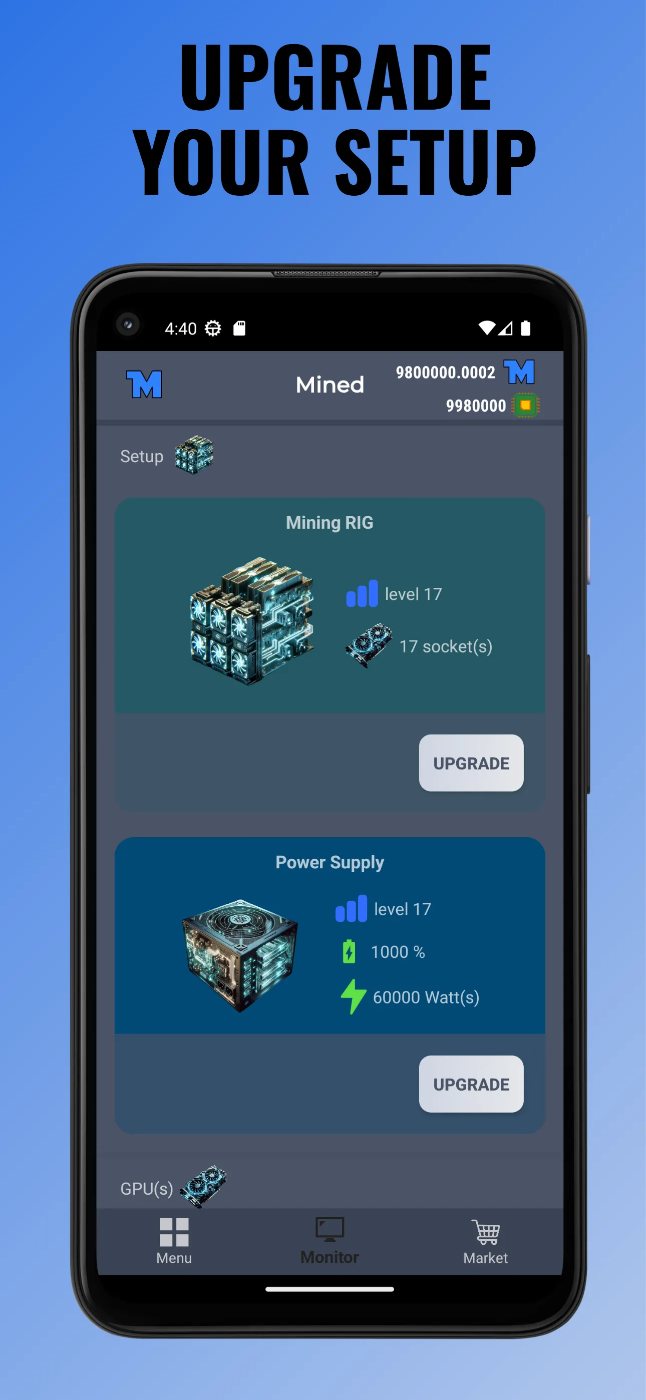 Mined - Crypto Mining Game | Indus Appstore | Screenshot